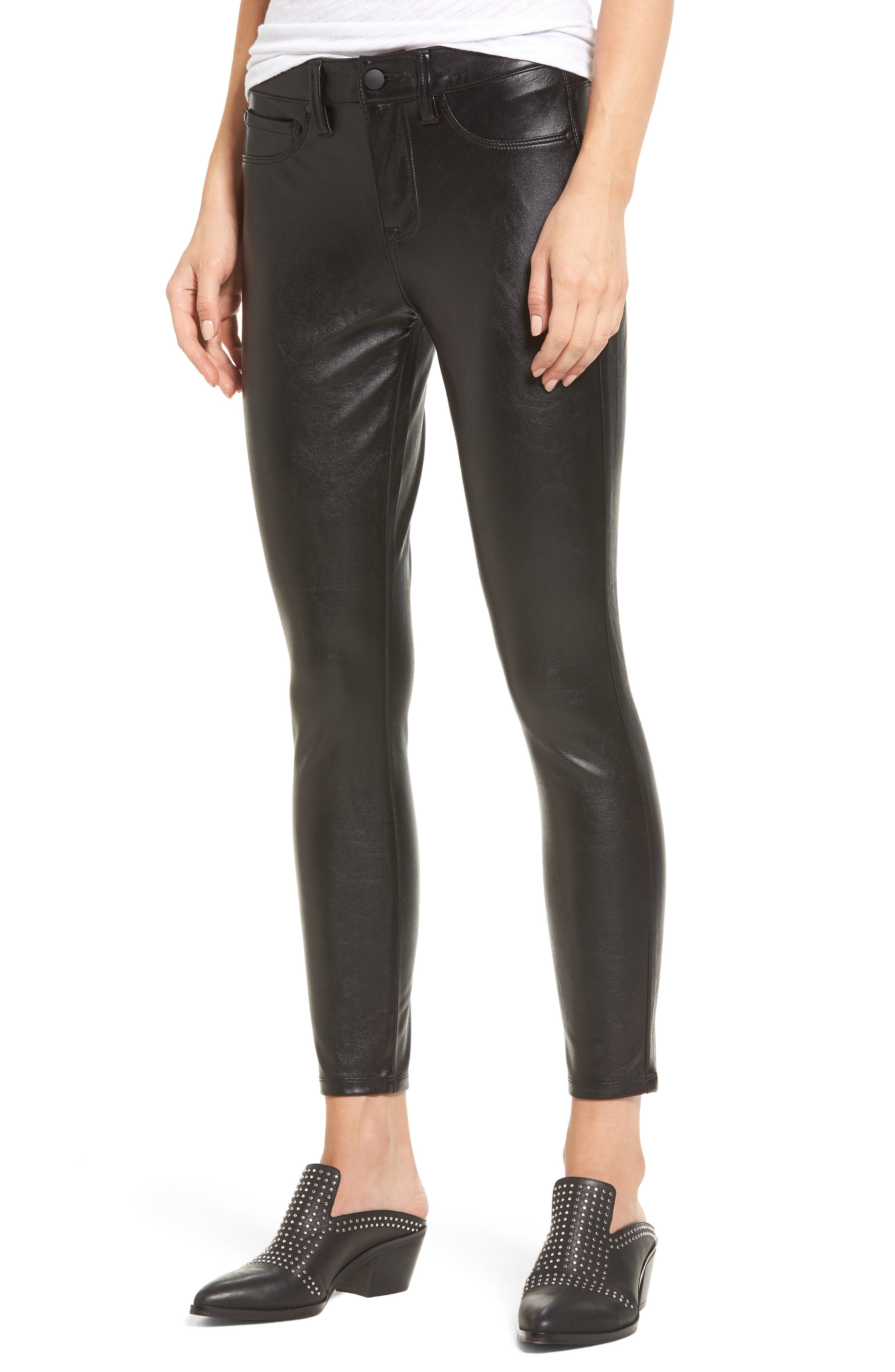 Tinsel Faux Leather Skinny Jeans Nordstrom