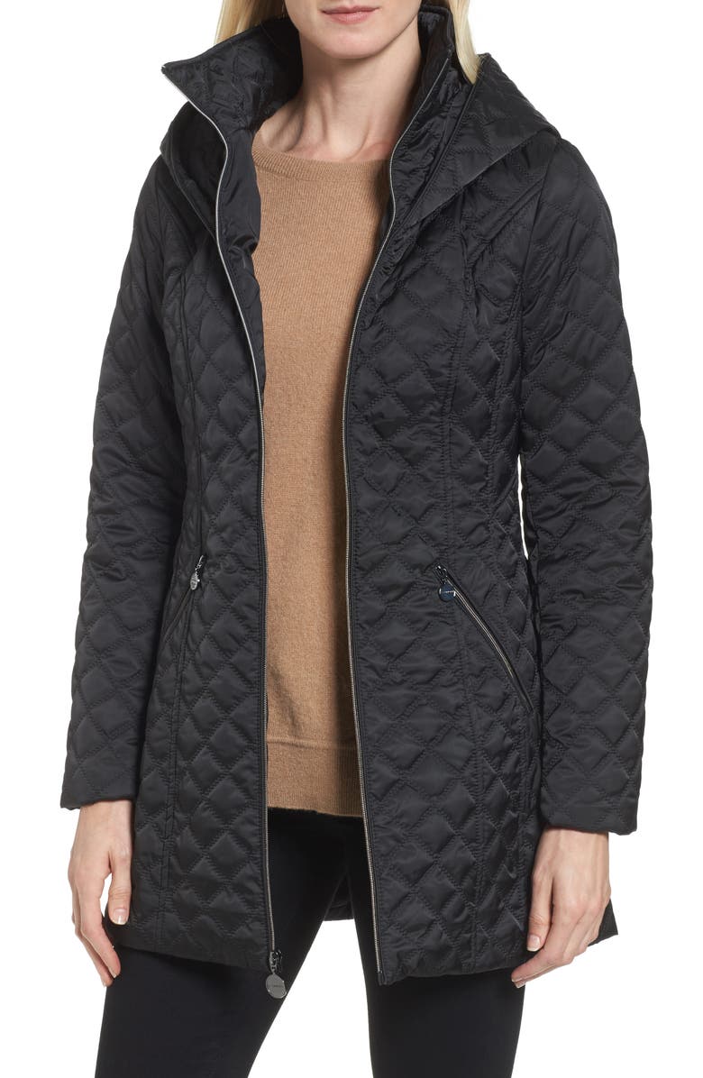 Laundry by Shelli Segal Hooded Quilted Jacket | Nordstrom