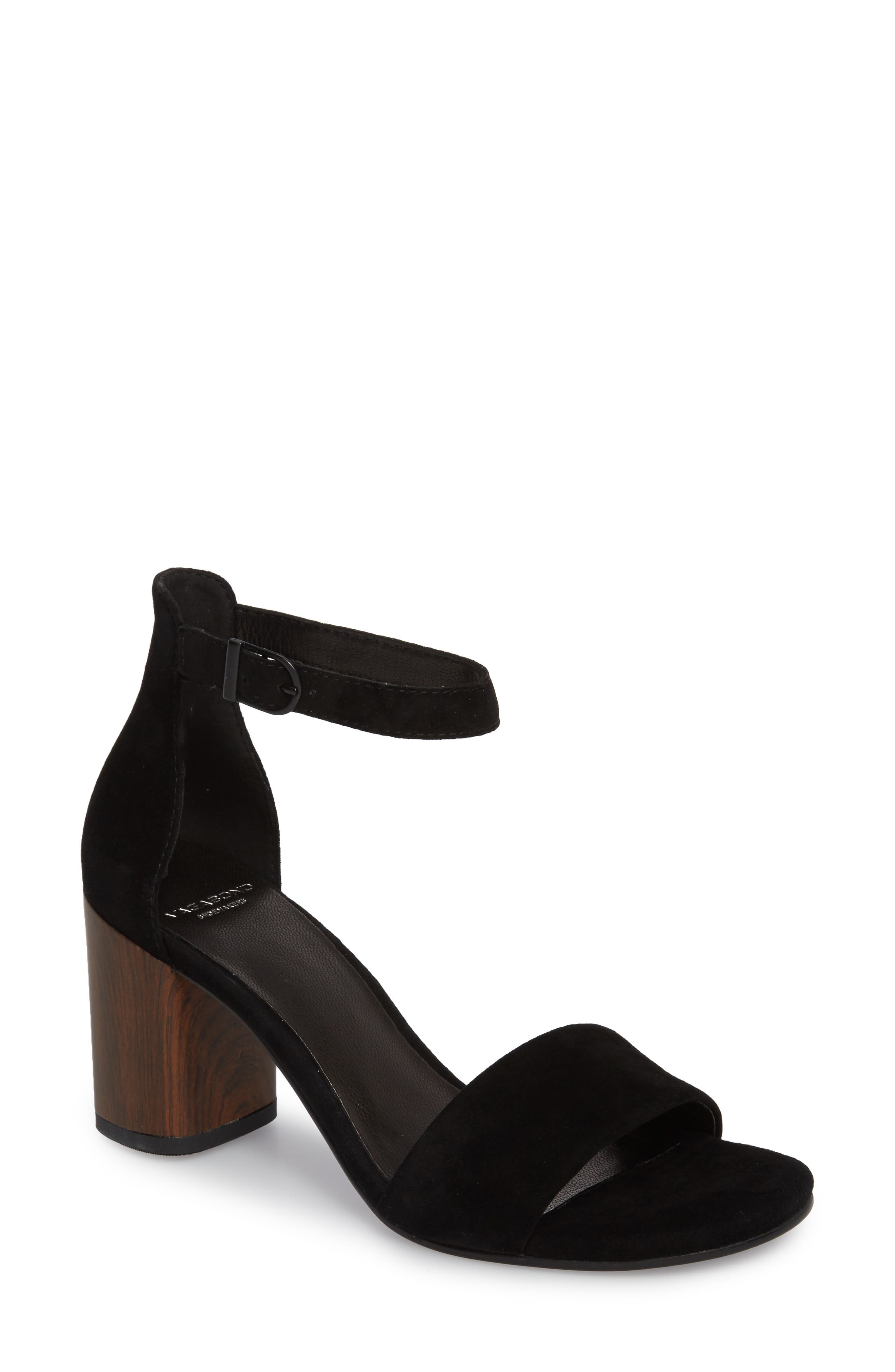 Vagabond Shoemakers Carol Ankle Strap Sandal, Black
