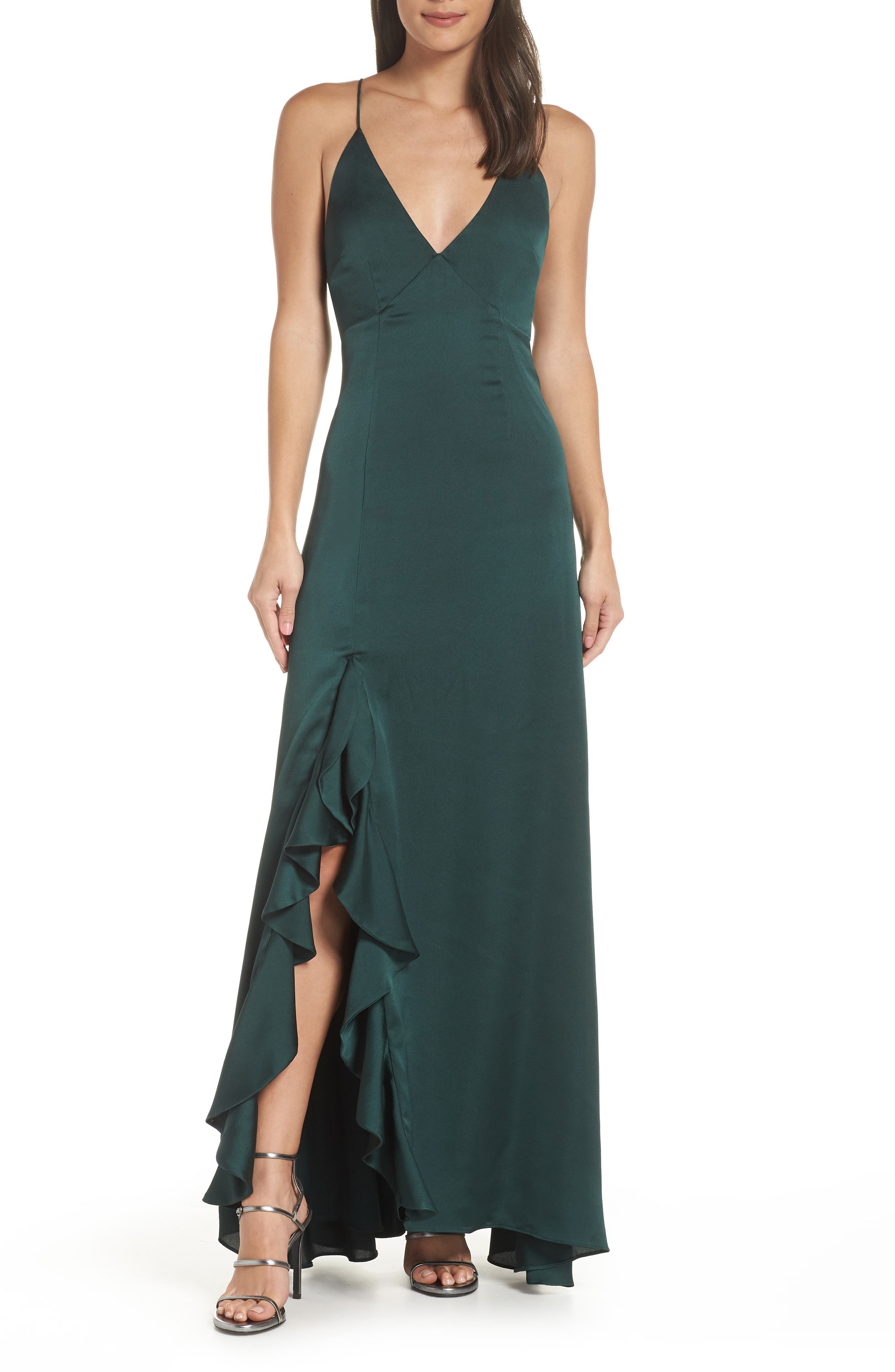 Keepsake The Label Infinity Gown, Green