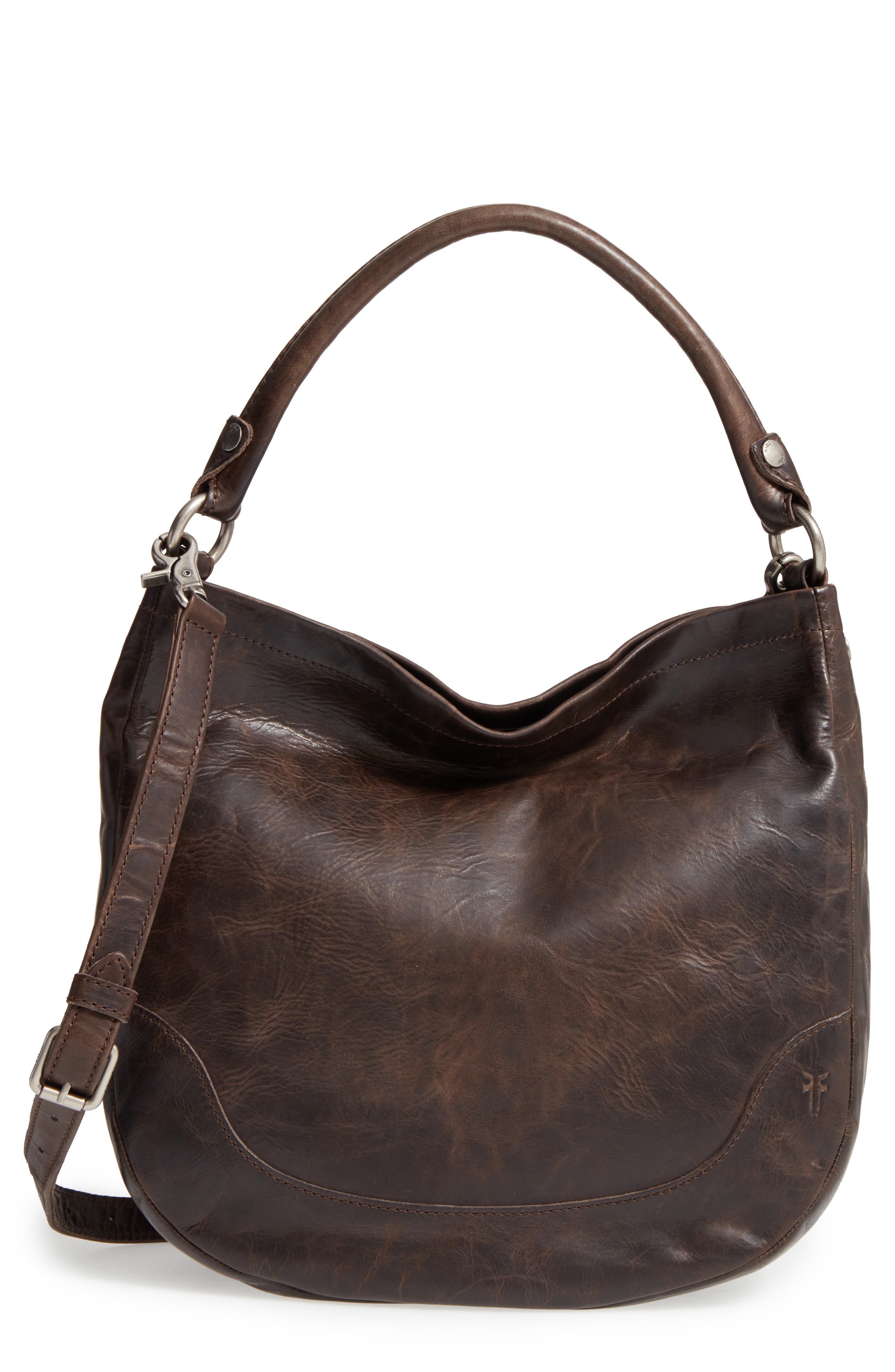 UPC 888542560769 product image for Women's Frye 'Melissa' Washed Leather Hobo - Brown | upcitemdb.com