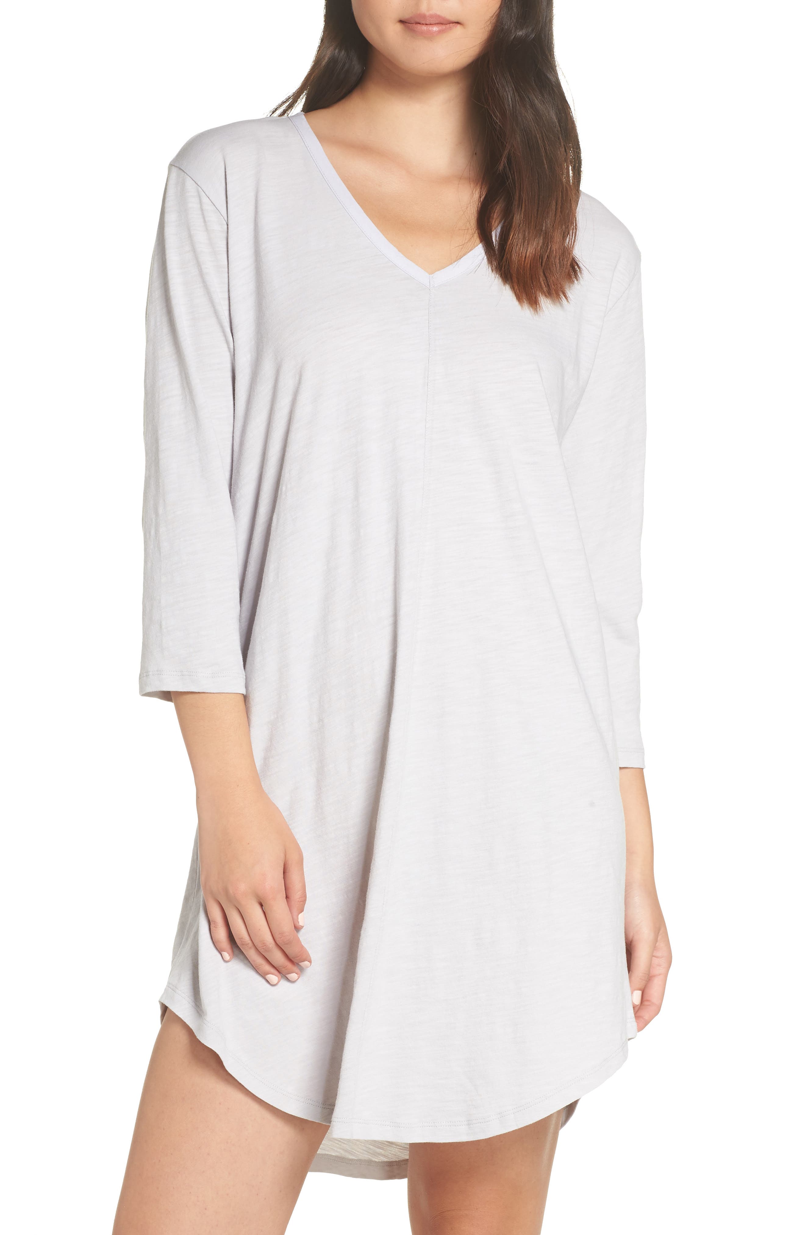 Naked Elements Sleep Shirt, Grey