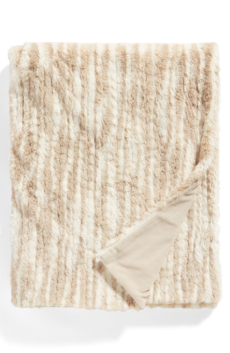 Soft Ribbed Plush Throw | Nordstrom