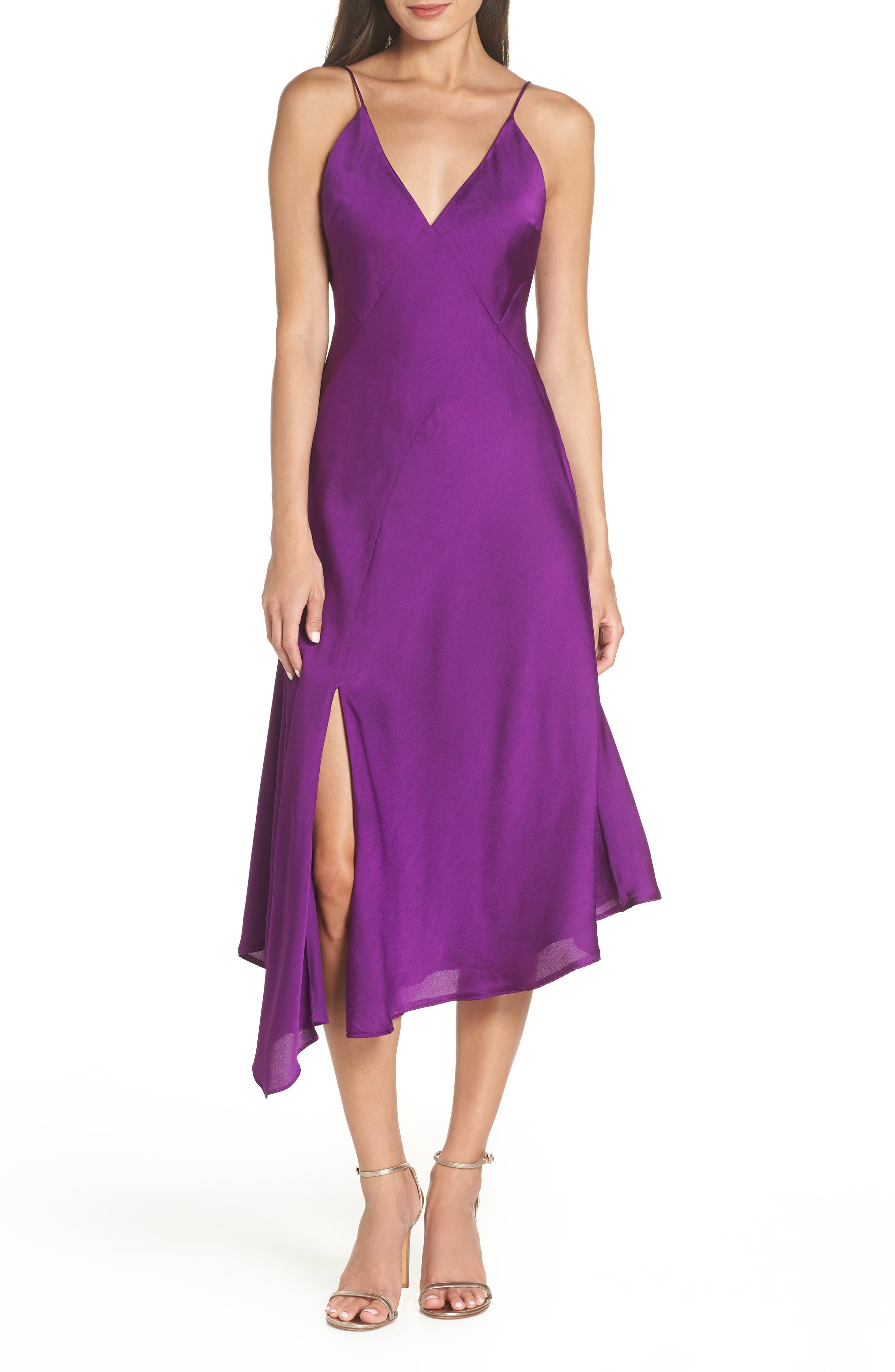 Keepsake The Label Infinity Midi Slipdress, Purple
