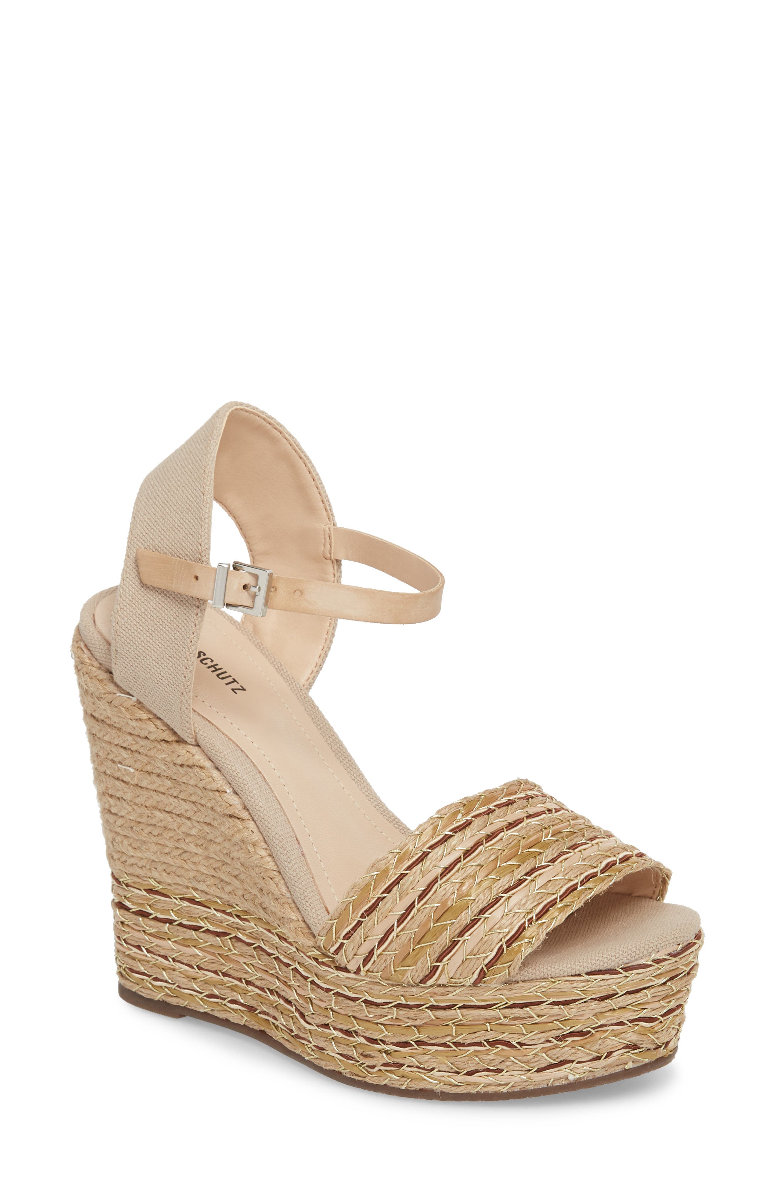 Schutz Rilark Platform Wedge Sandal