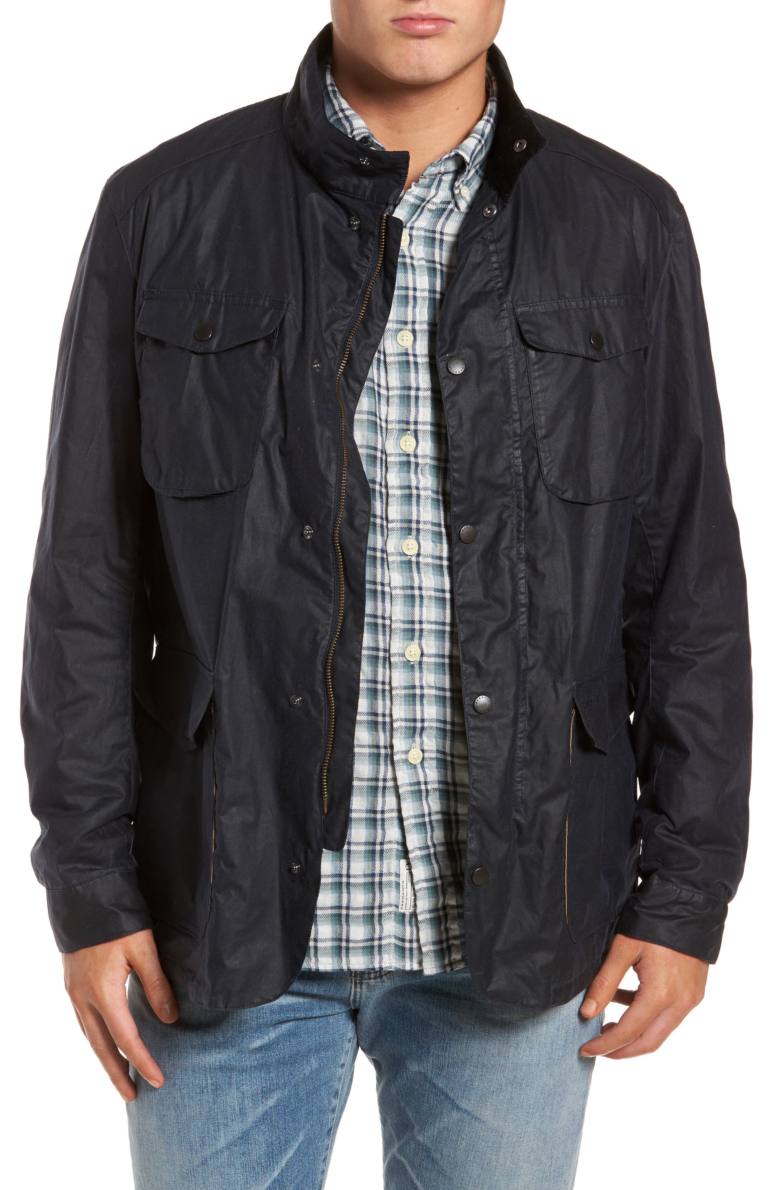 Barbour Ogston Lightweight Waxed Cotton Jacket Nordstrom