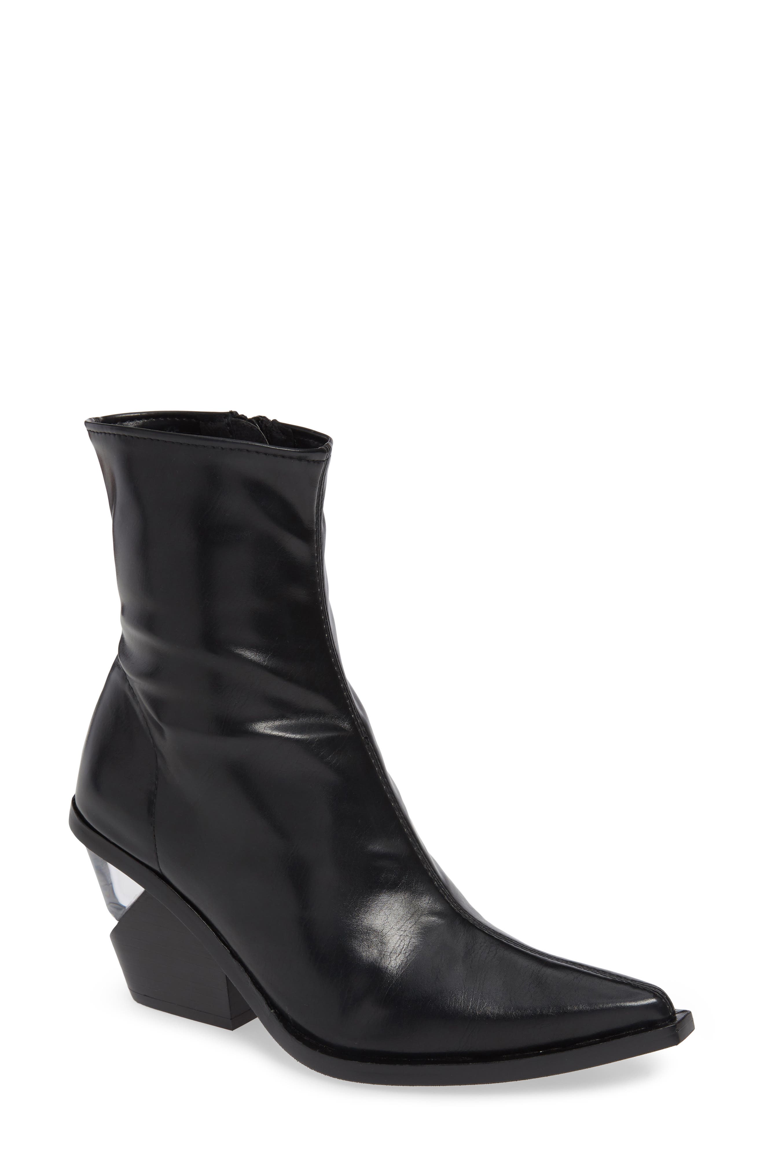 Jeffrey Campbell Walton-3 Bootie- Black