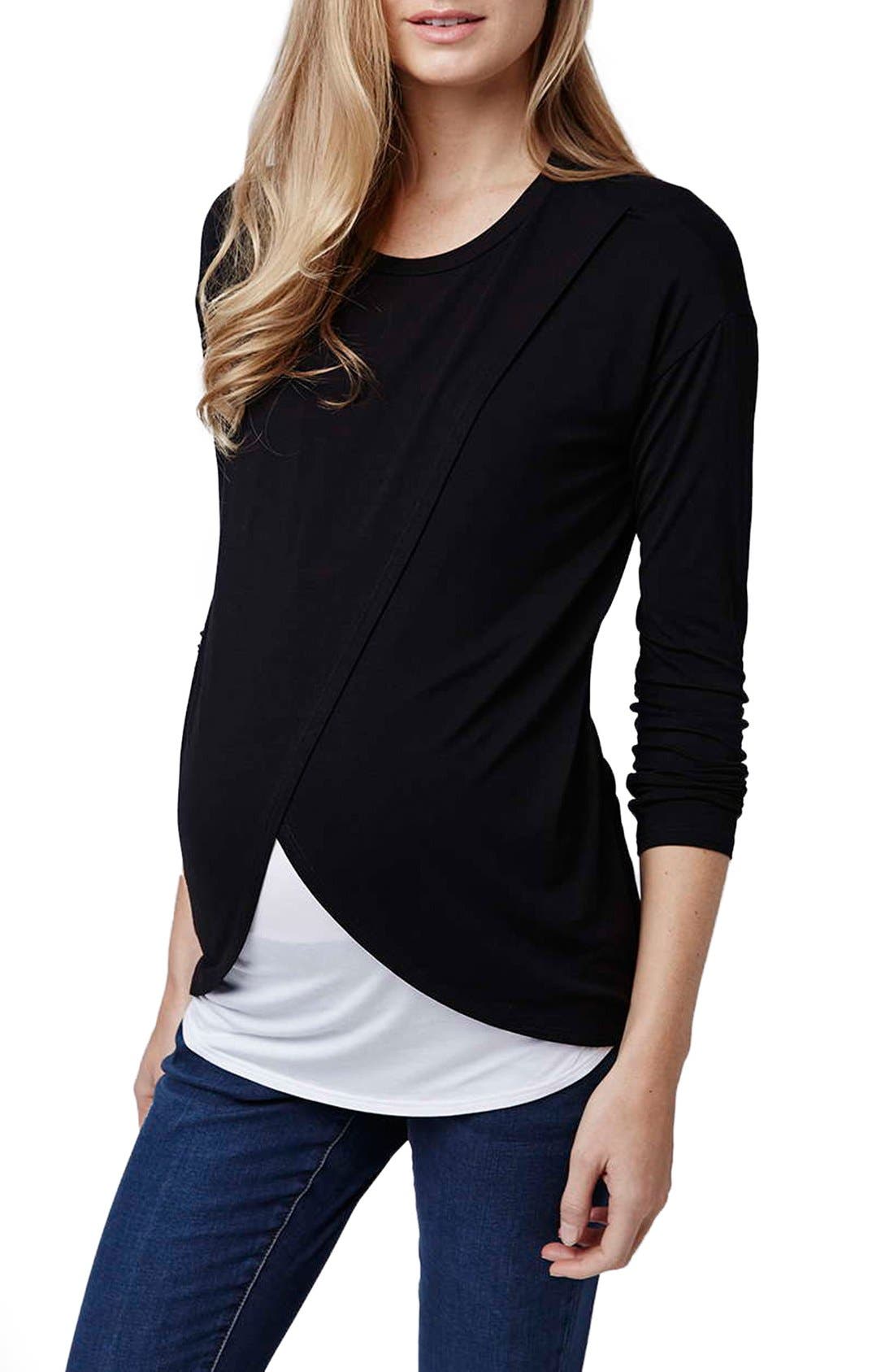 Long Sleeve Maternity/Nursing Top Nordstrom