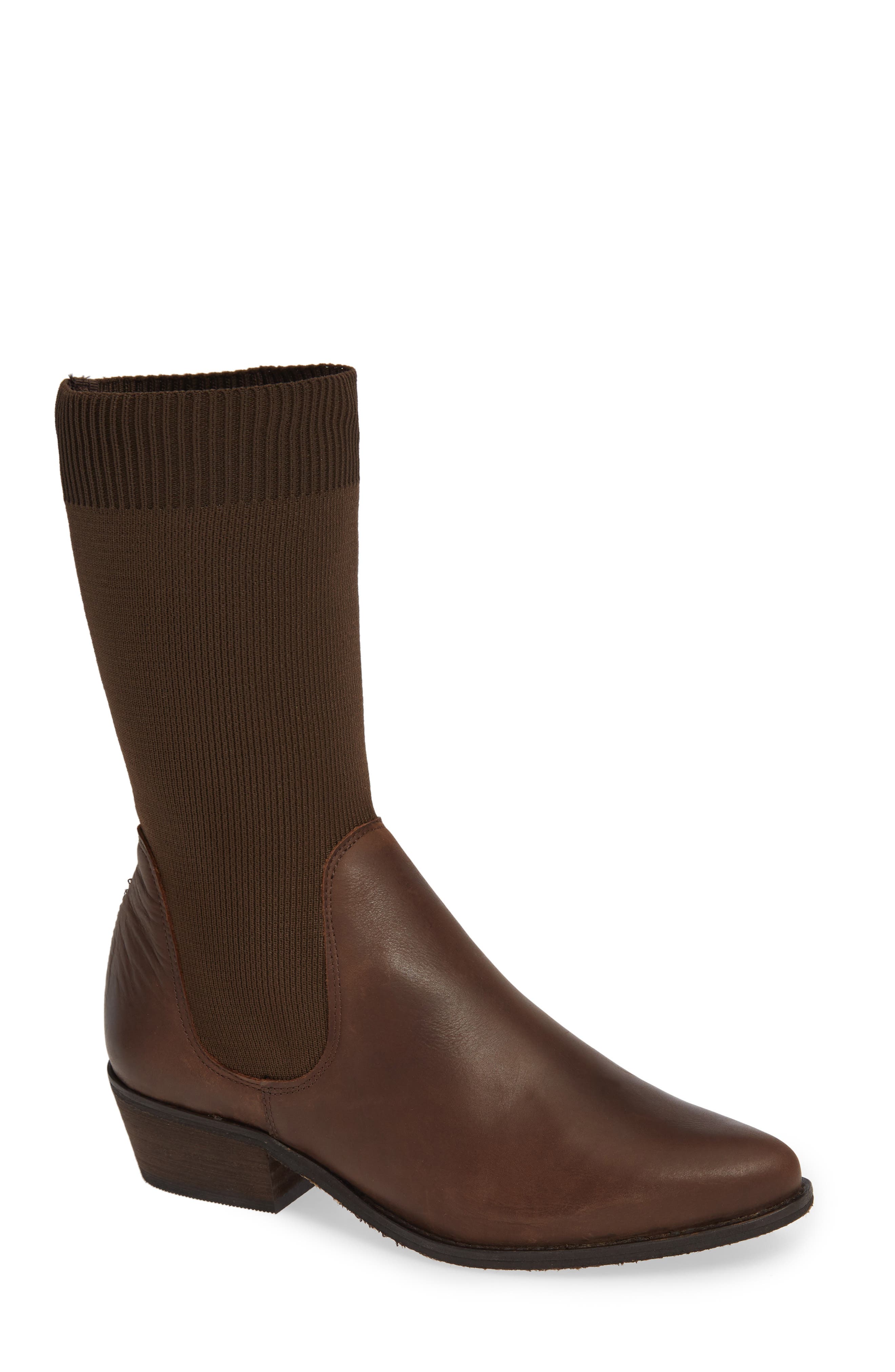 Free People Merritt Western Sock Boot, Brown