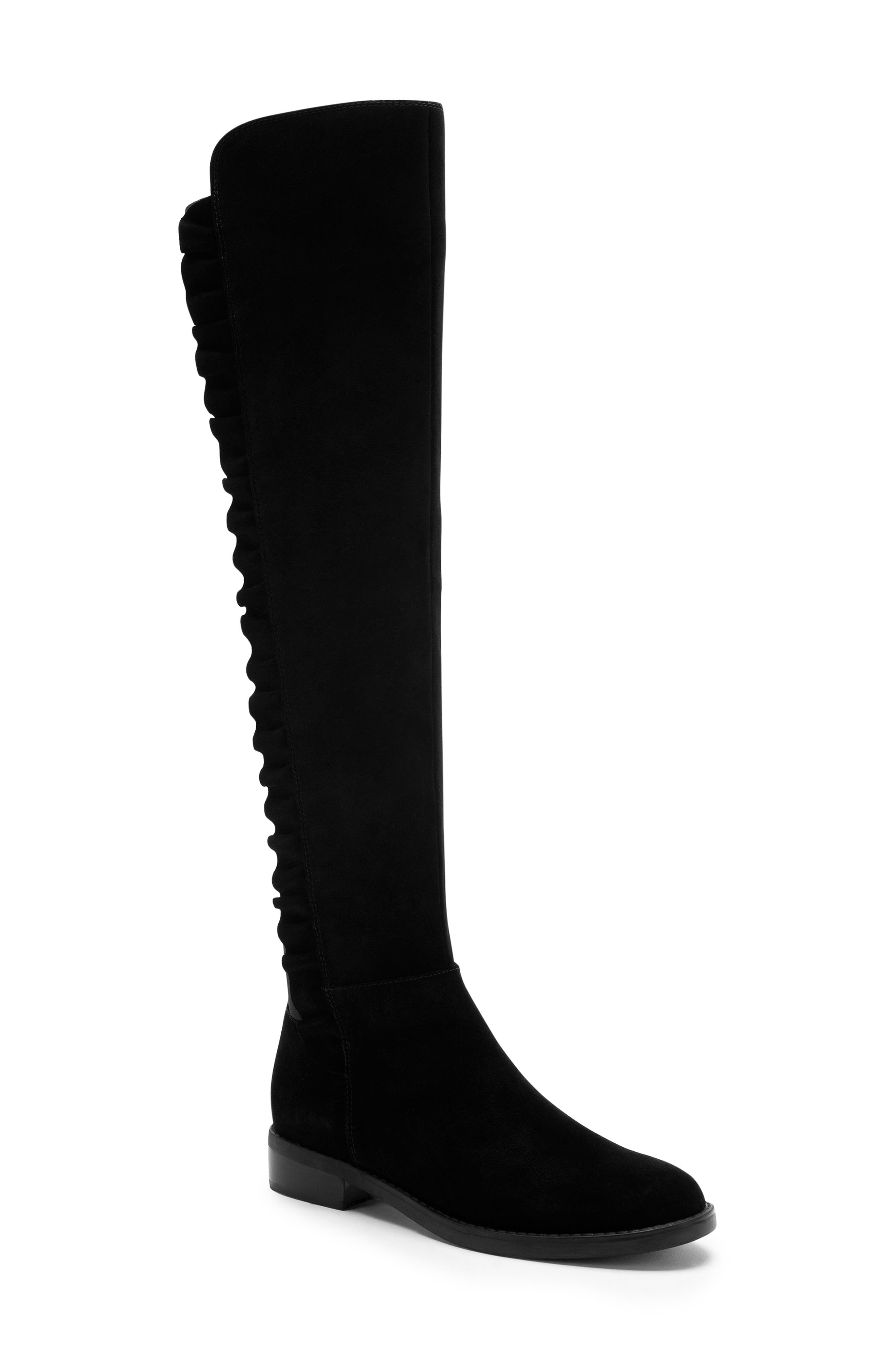 Blondo Ethos Over The Knee Waterproof Stretch Boot, Black