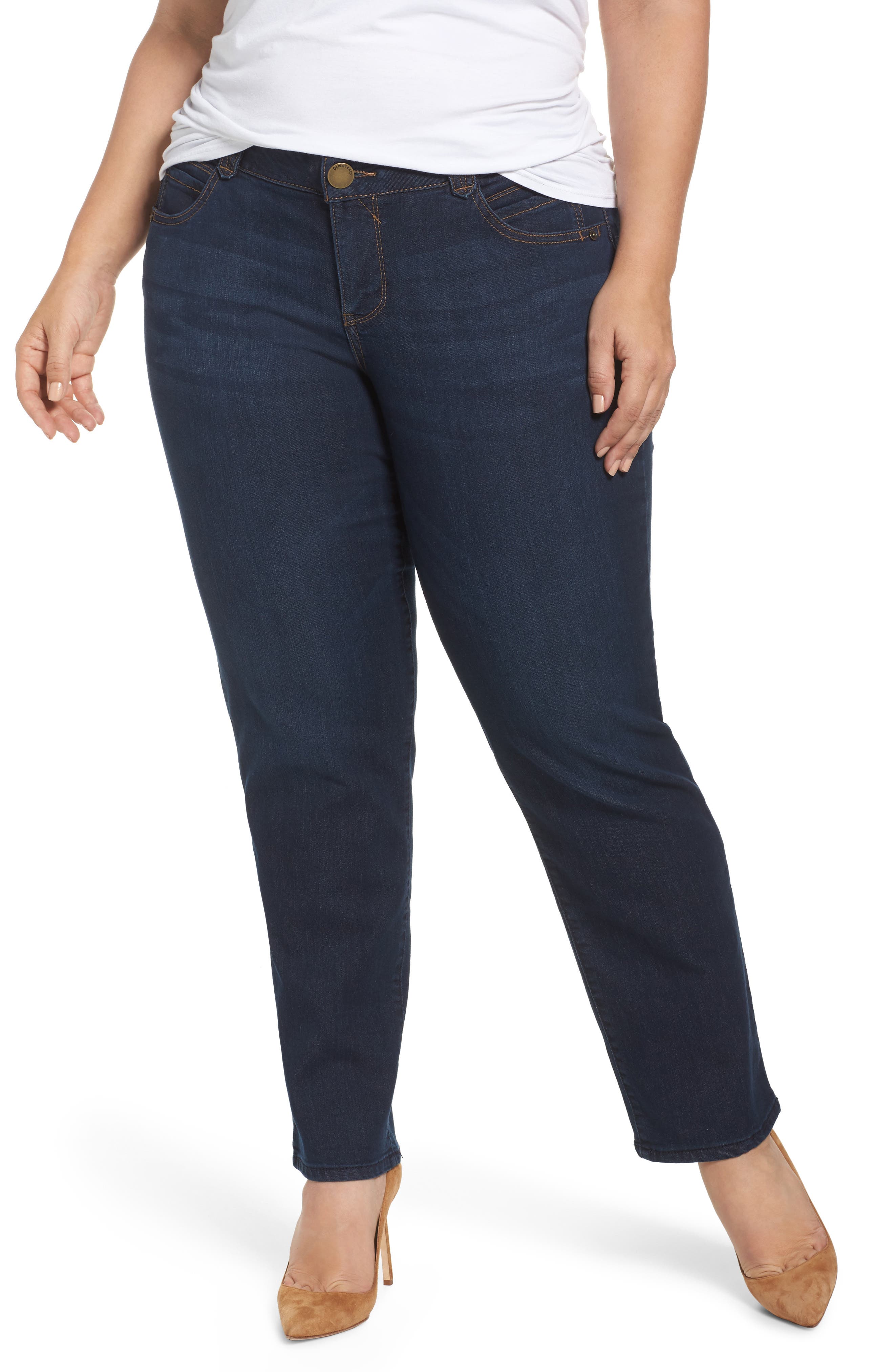 Democracy AbSolution Stretch Straight Leg Jeans (Plus Size) Nordstrom