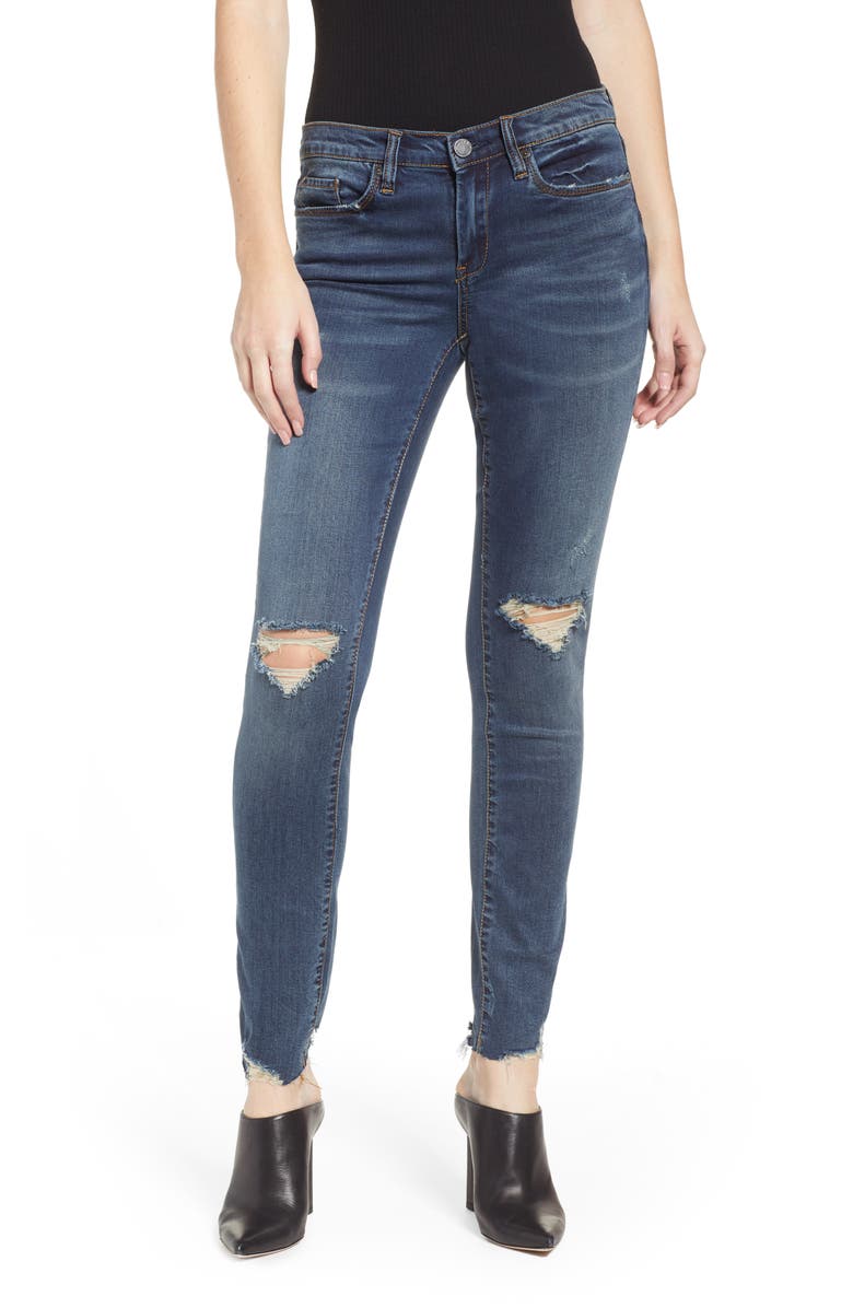 BLANKNYC Ripped Ankle Skinny Jeans (Gossip Girl) | Nordstrom