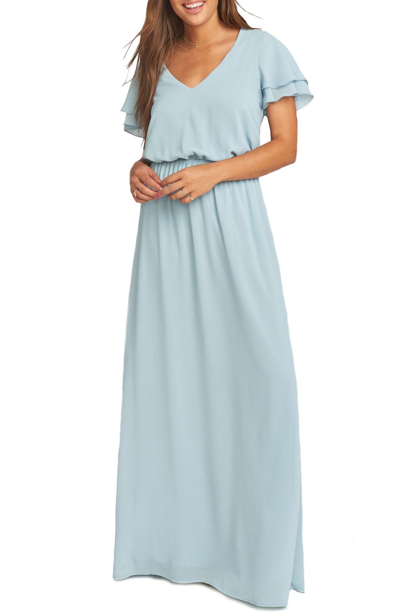 Show Me Your Mumu Michelle Maxi Dress, Blue