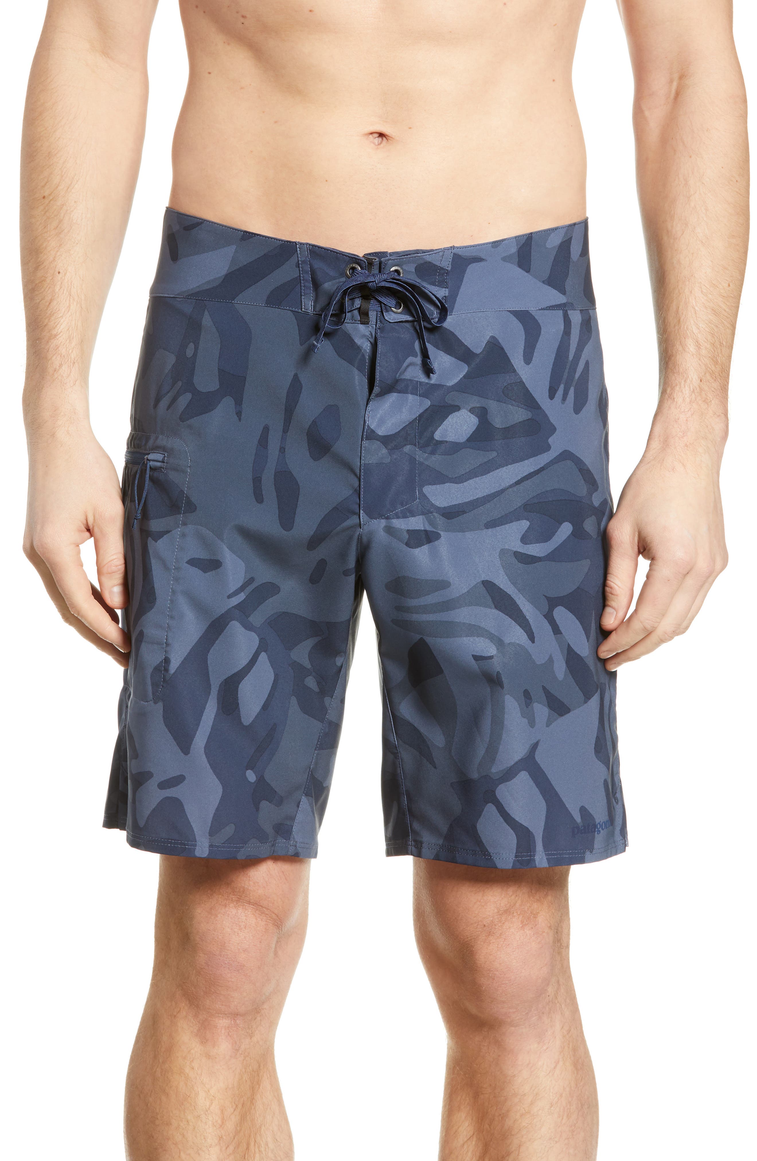 Patagonia Stretch Planing Swim Trunks, Blue