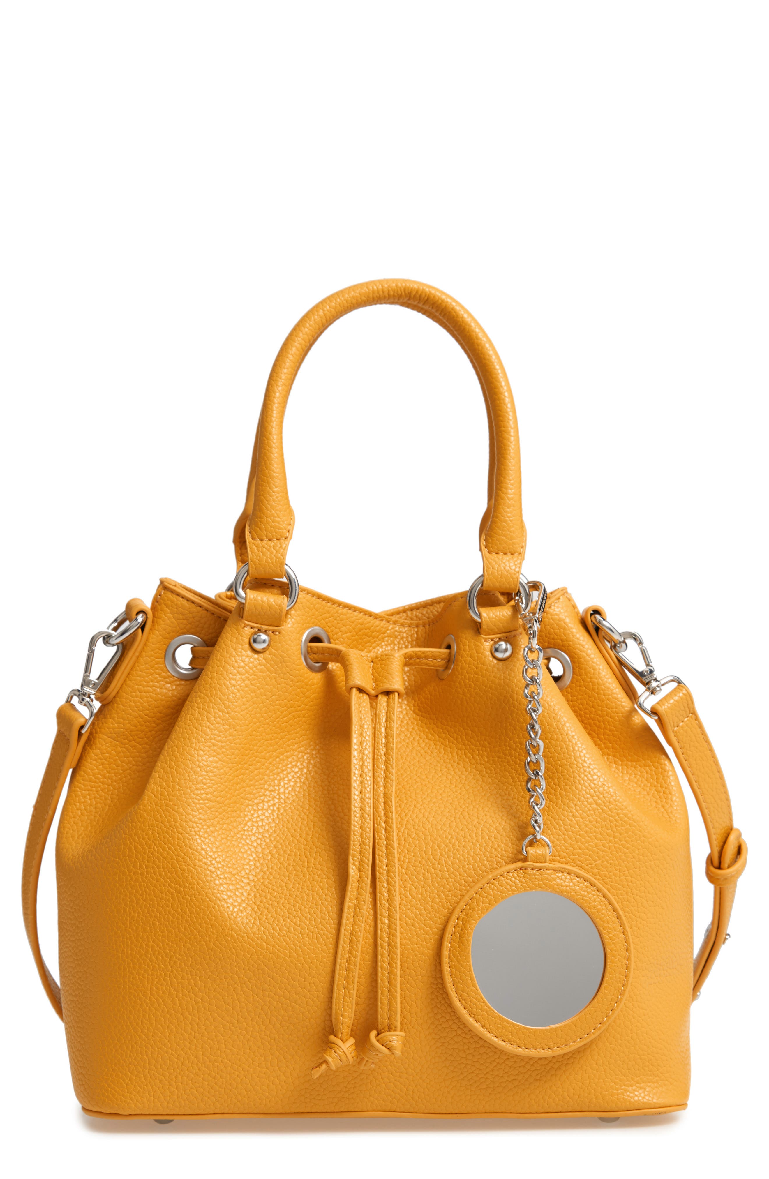 Steve Madden Women S Bags Steve Madden Baudrie Faux Leather Satchel Yellow