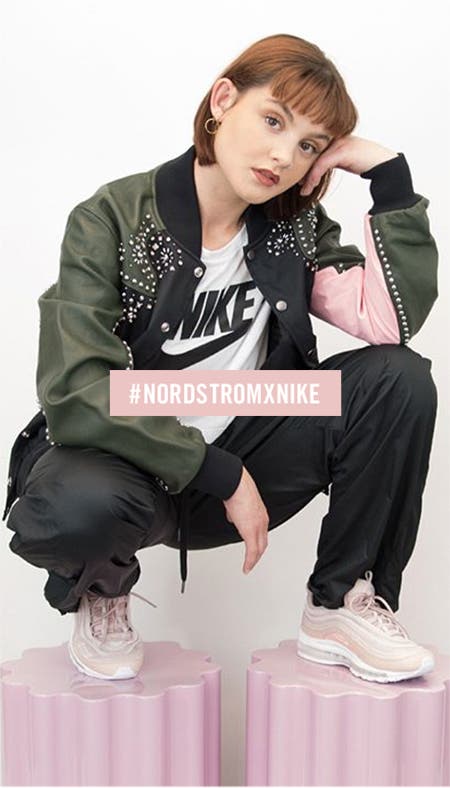 Nordstrom x Nike social.