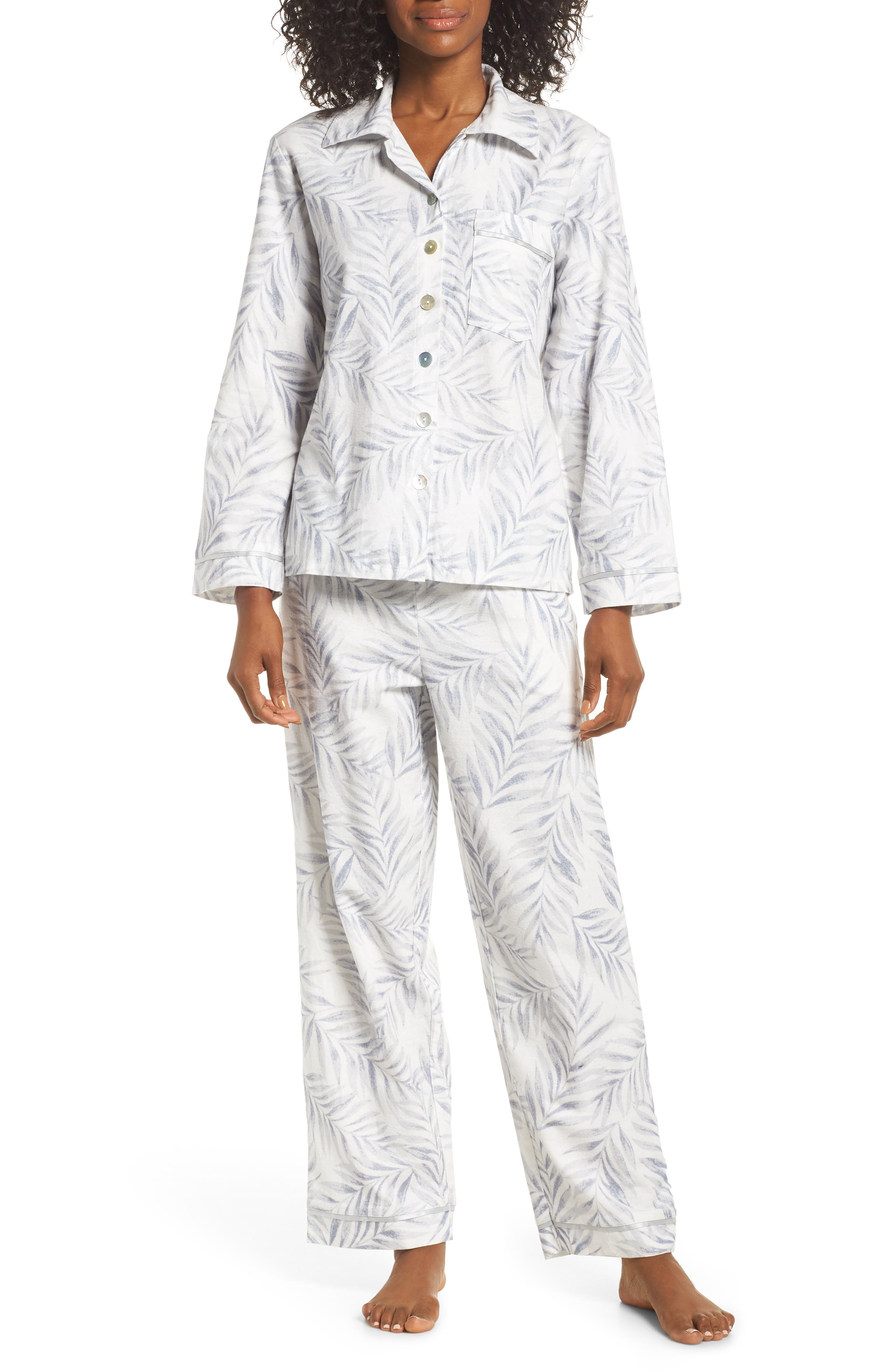 Papinelle Silver Palms Pajamas, Grey