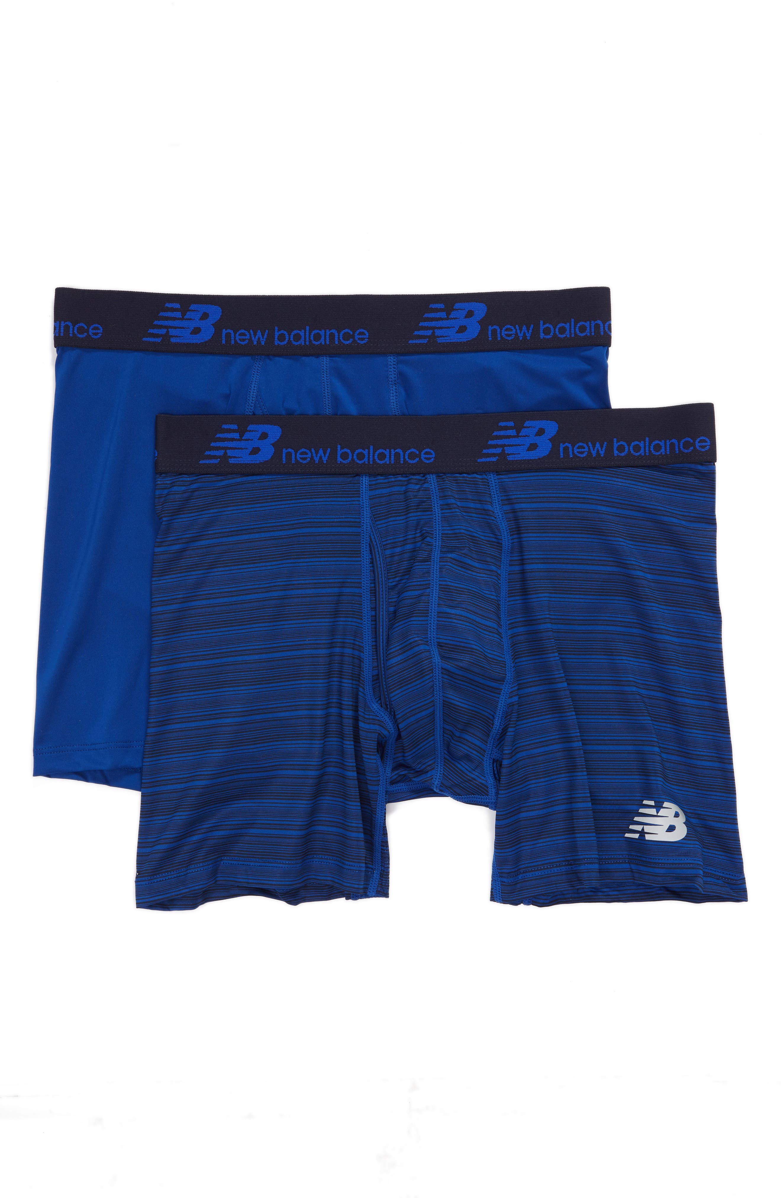 New Balance 2-Pack Boxer Briefs, Blue