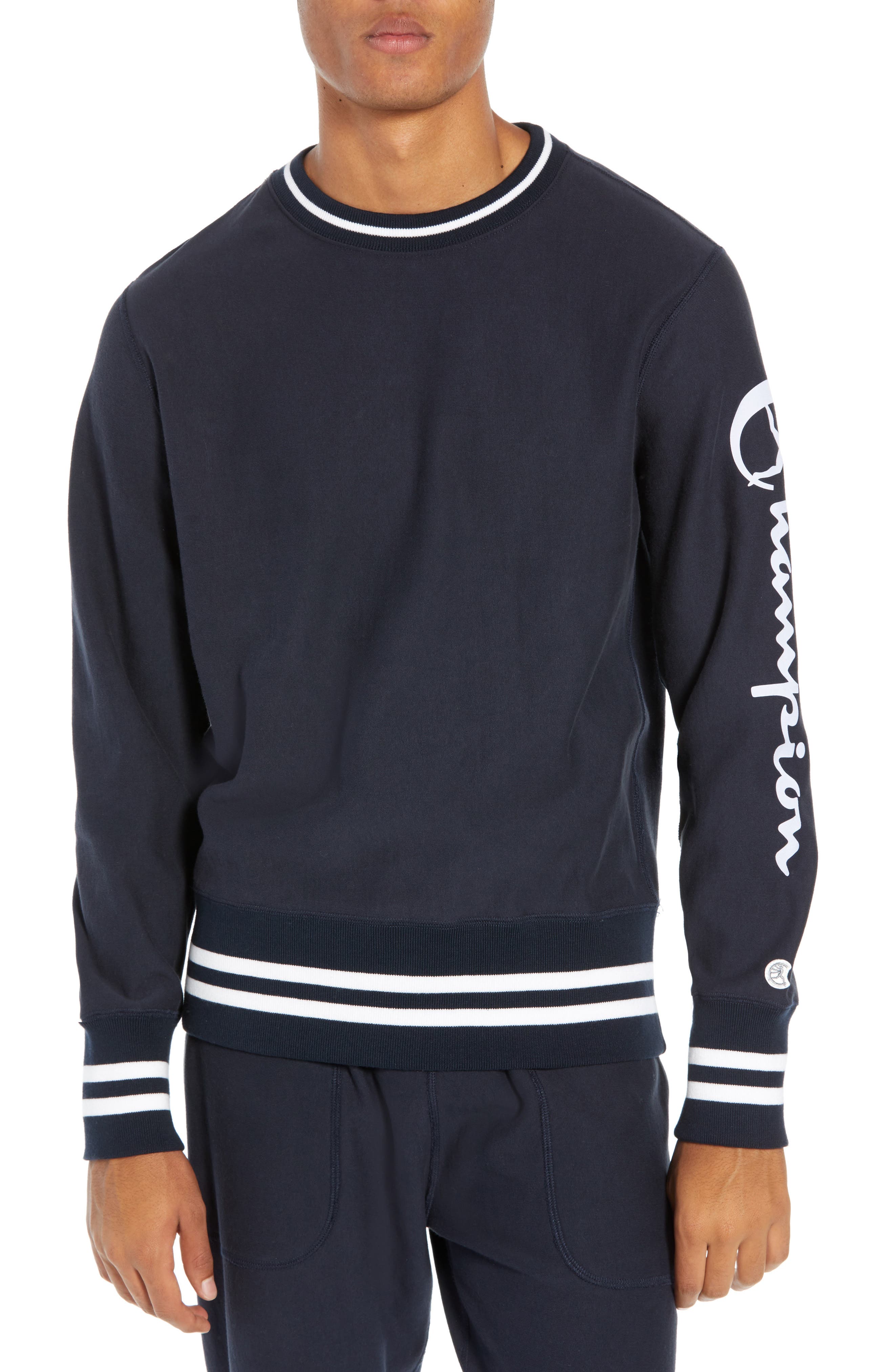 Champion + Todd Snyder Crewneck Sweatshirt, Blue