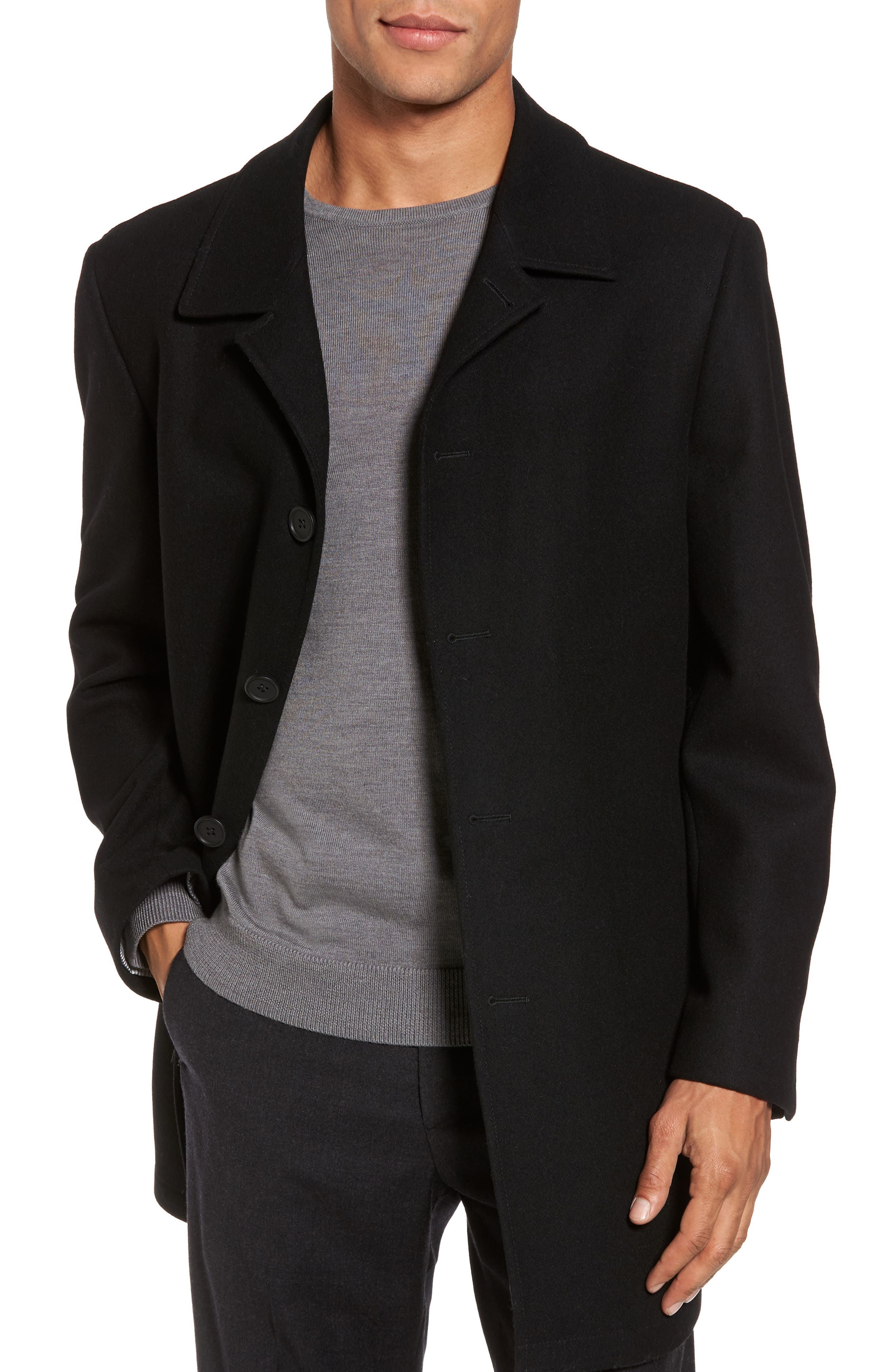 Nordstrom Men's Shop Wool Blend Car Coat Nordstrom