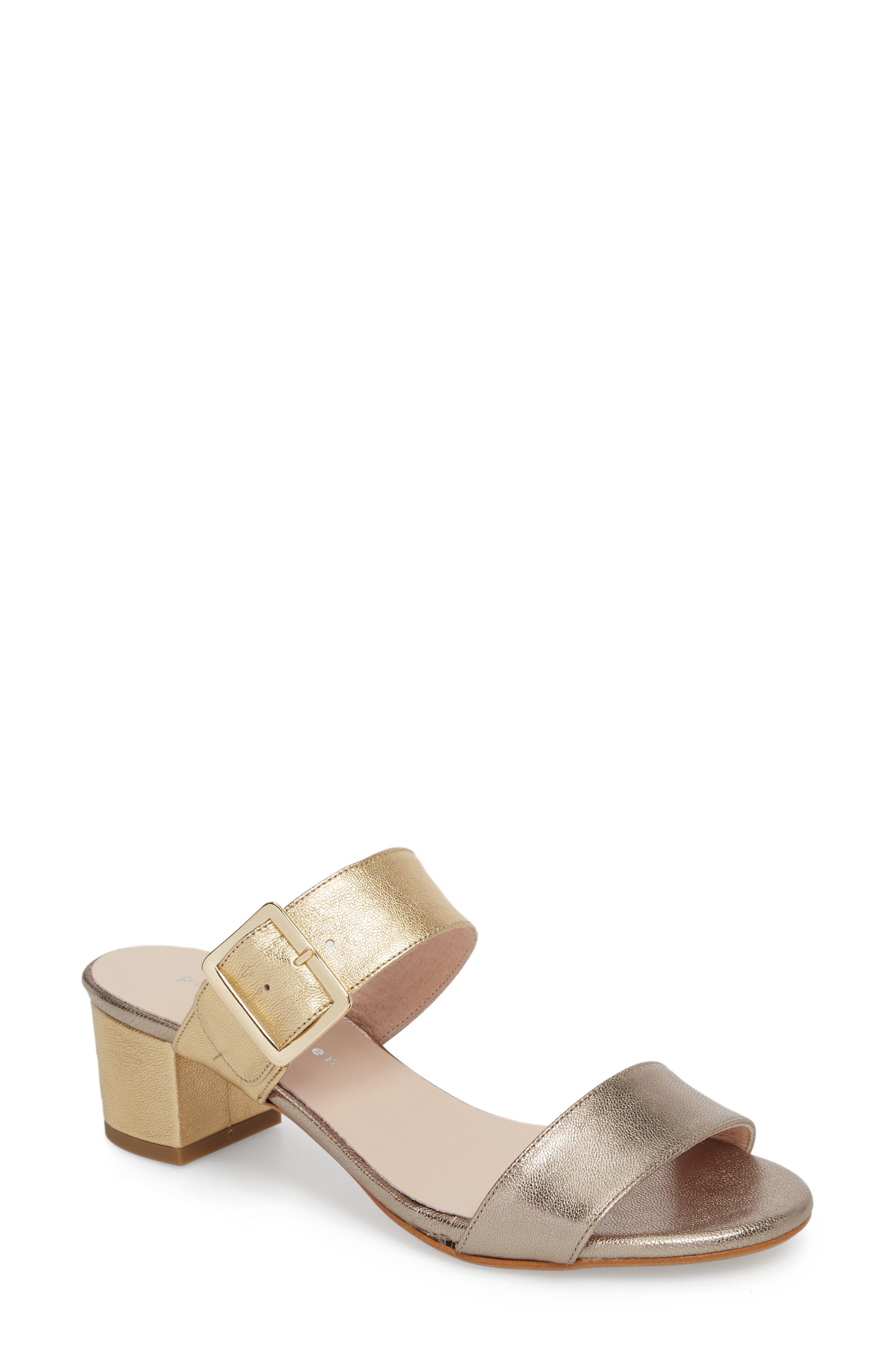 Patricia Green Ruth Slide Sandal, Metallic