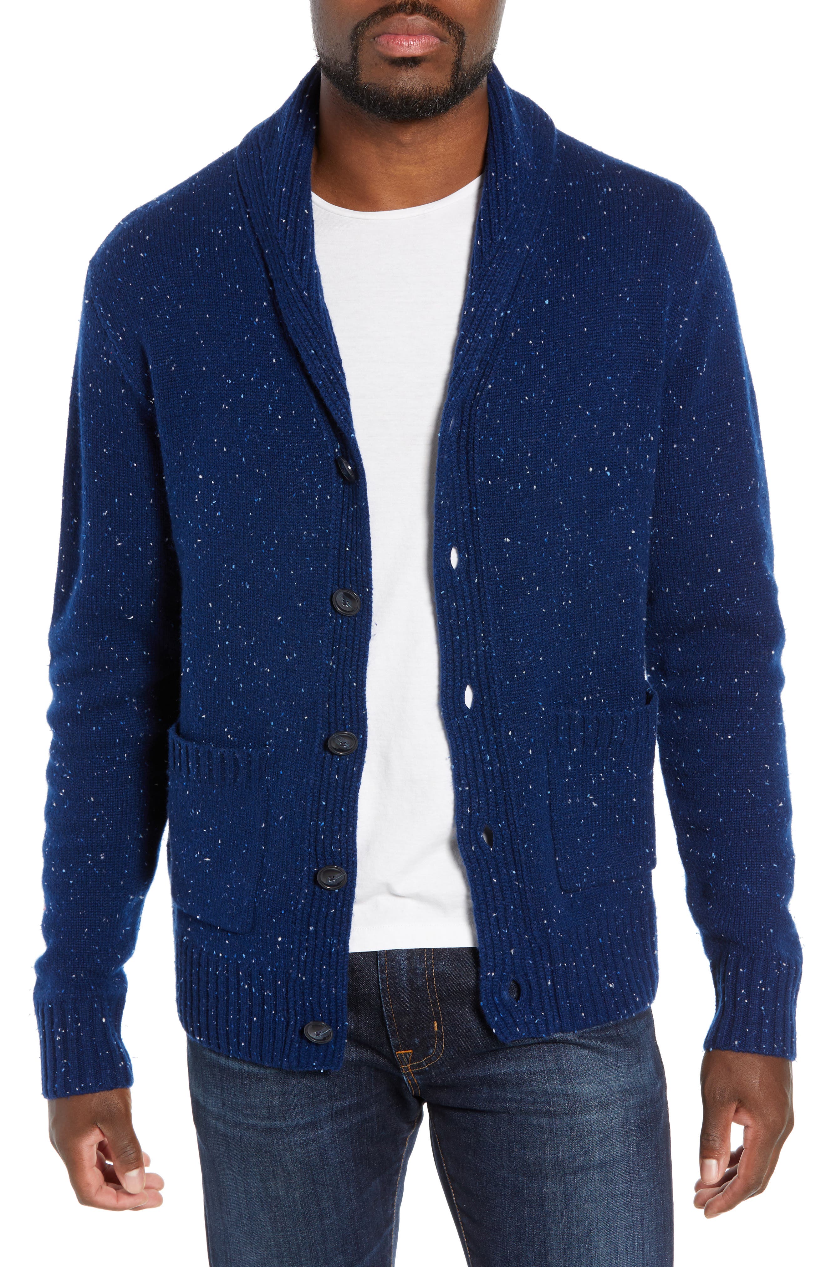 Bonobos Slim Fit Shawl Collar Cashmere Cardigan
