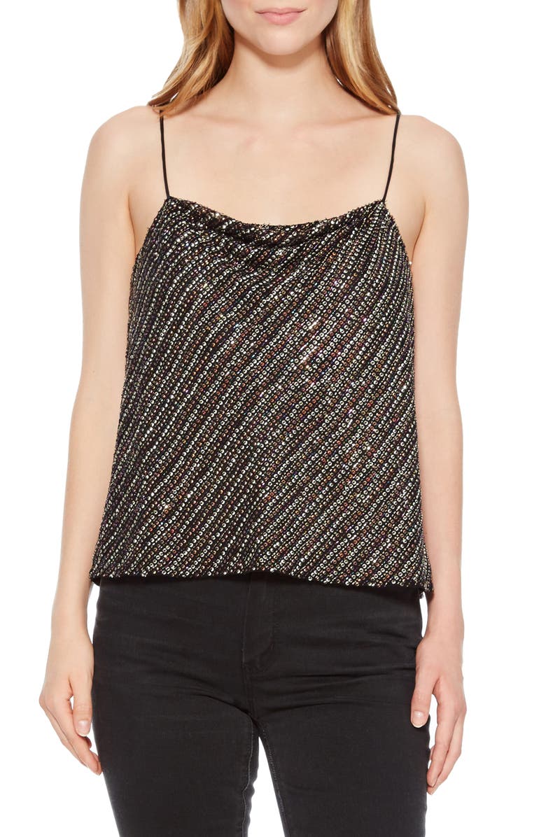 Parker COWL NECK BEADED CAMISOLE