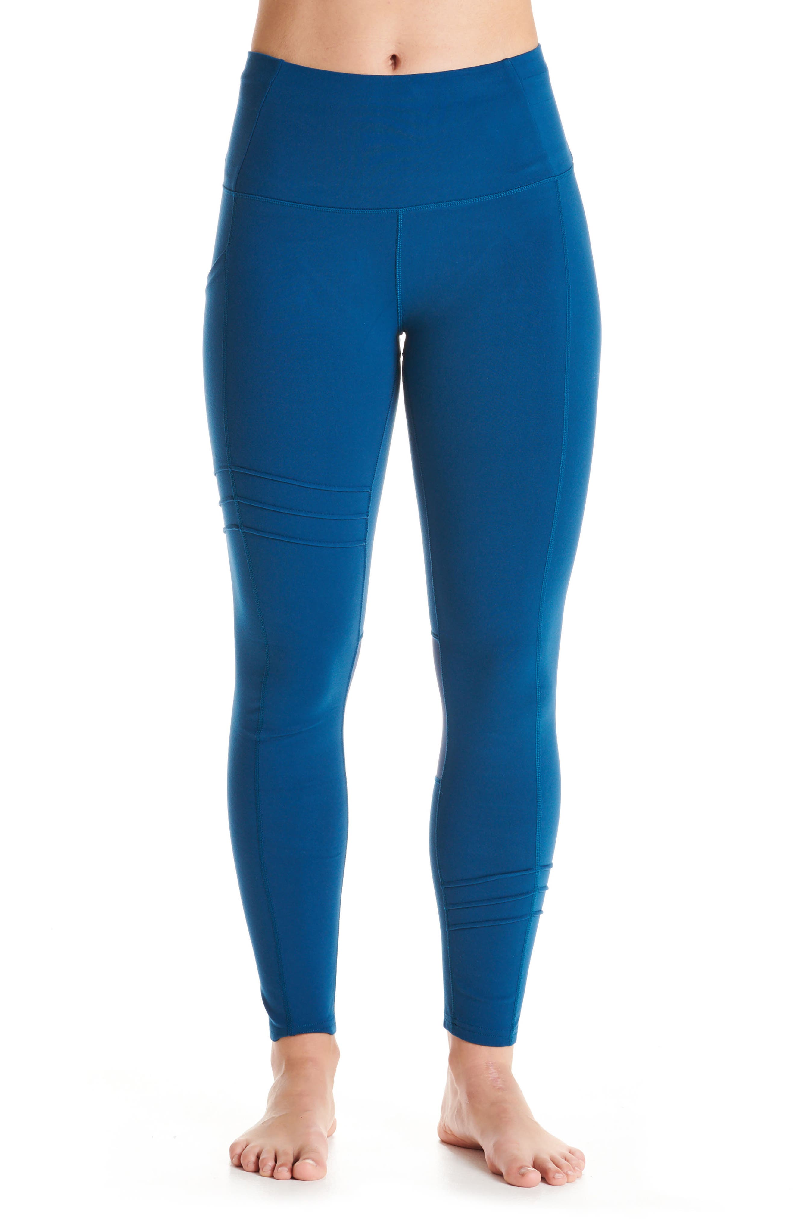 Oiselle Pocket Jogger Capri Leggings, Blue