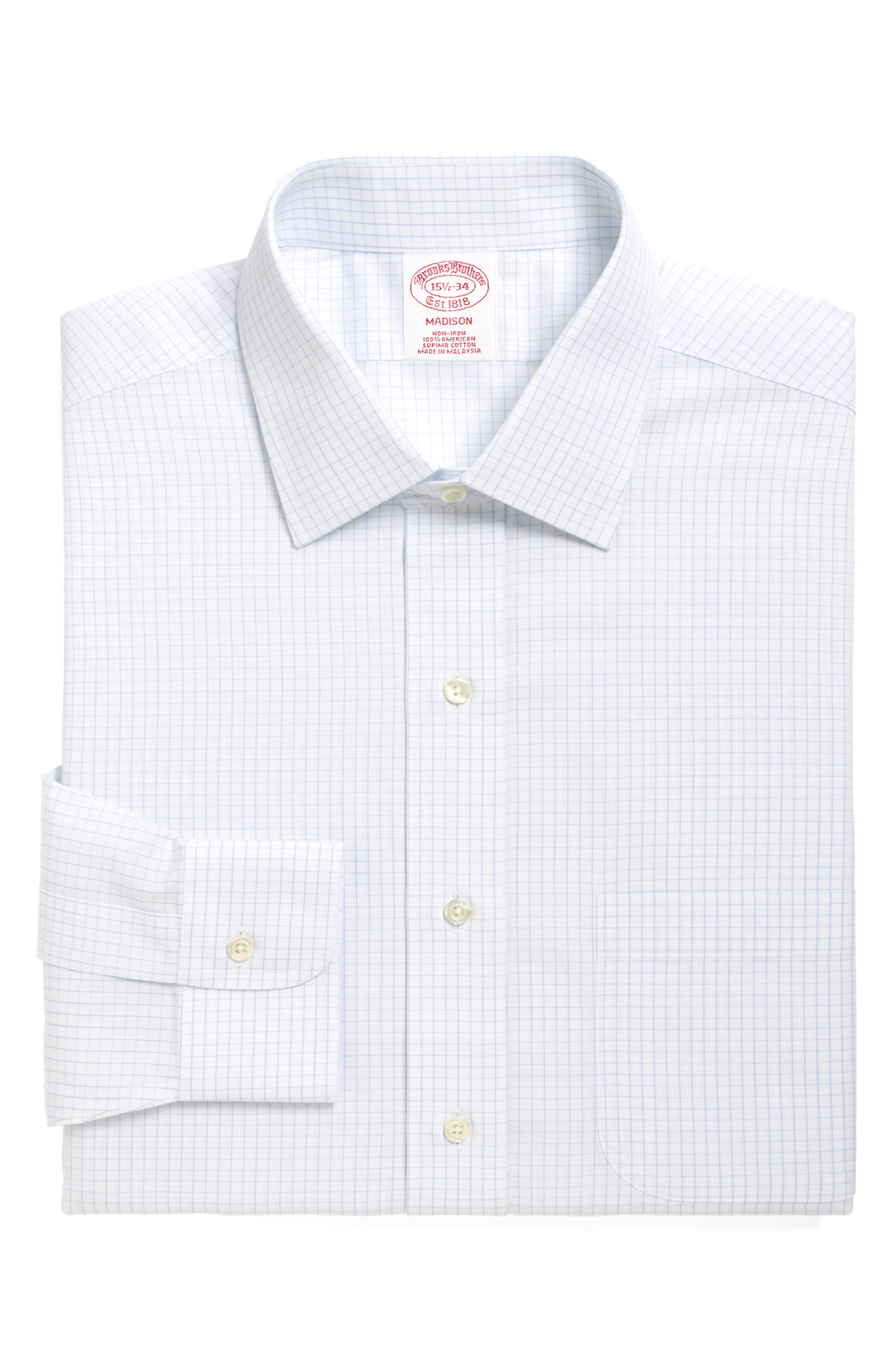 Brooks Brothers Classic Fit Check Dress Shirt (3 For $207)