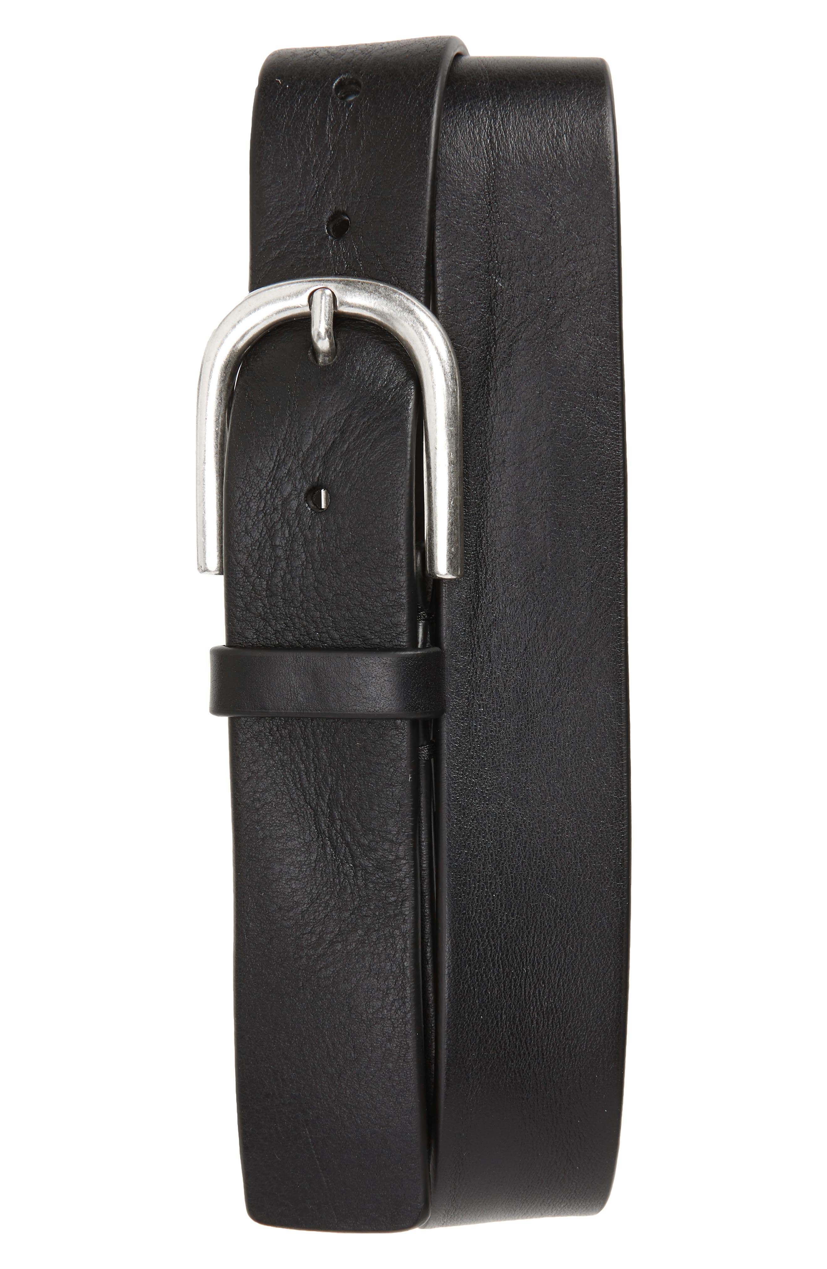 To Boot New York Vachetta Leather Belt, Florida Black
