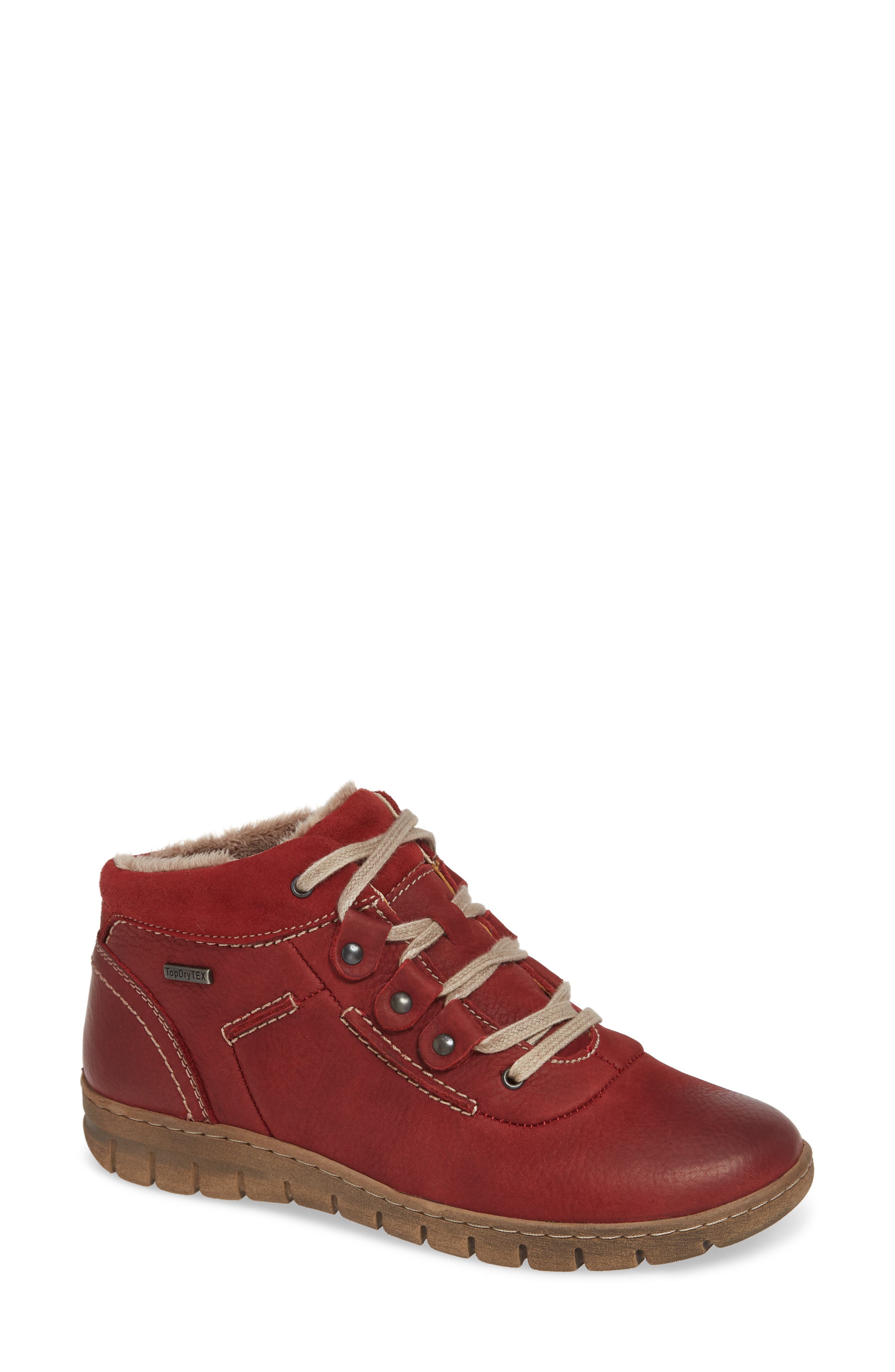 Josef Seibel Steffi 13 Waterproof Bootie, Red