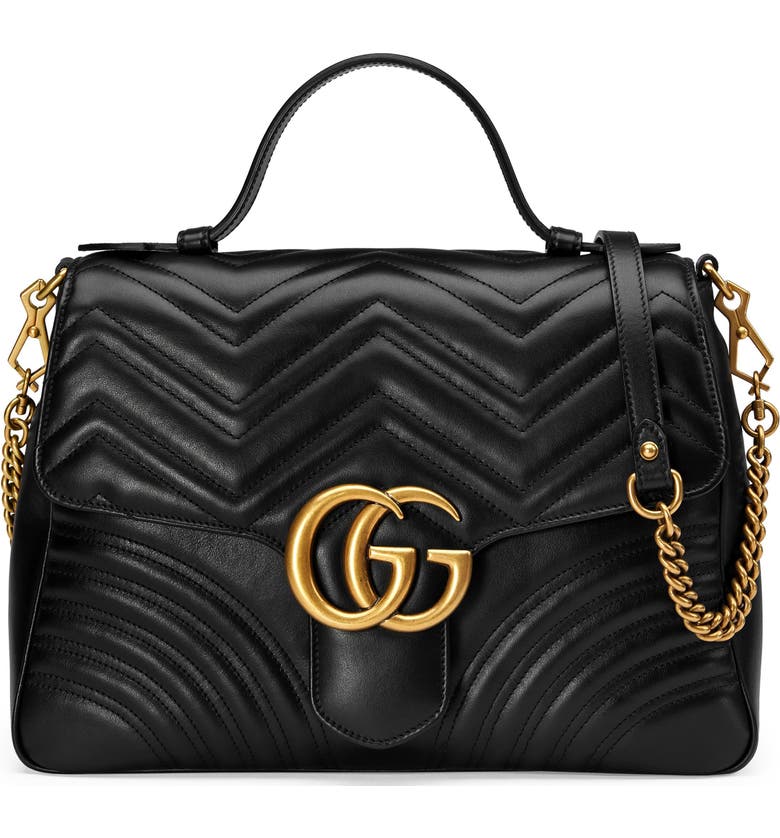 Gucci Medium GG Marmont 2.0 Matelassé Leather Top Handle Bag | Nordstrom