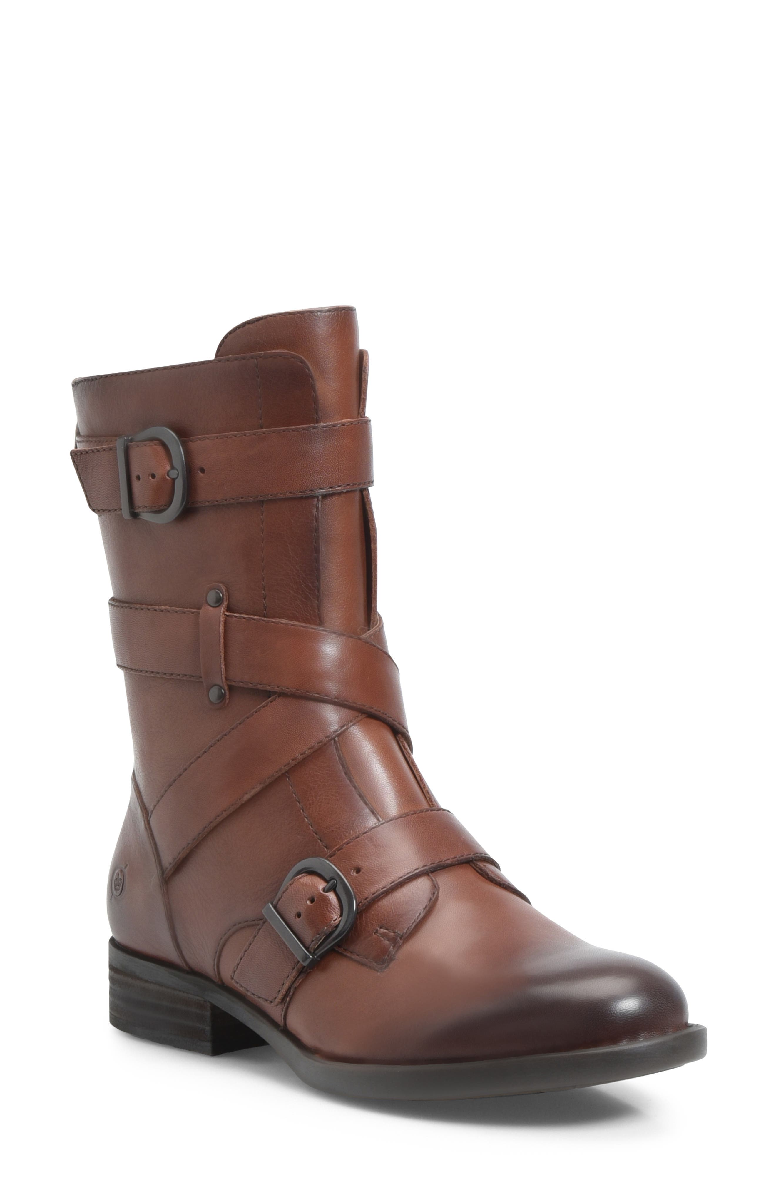 B?rn Portia Buckle Boot, Brown