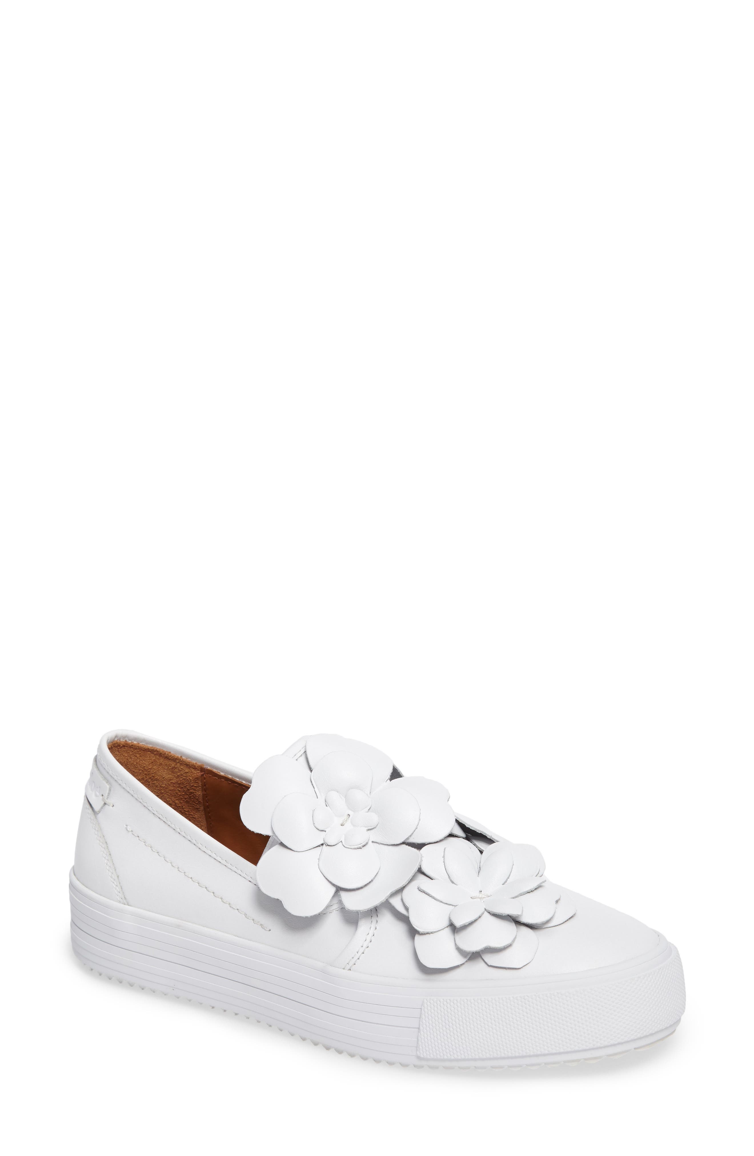 See By Chloe Vera Floral Applique Slip-On Sneaker