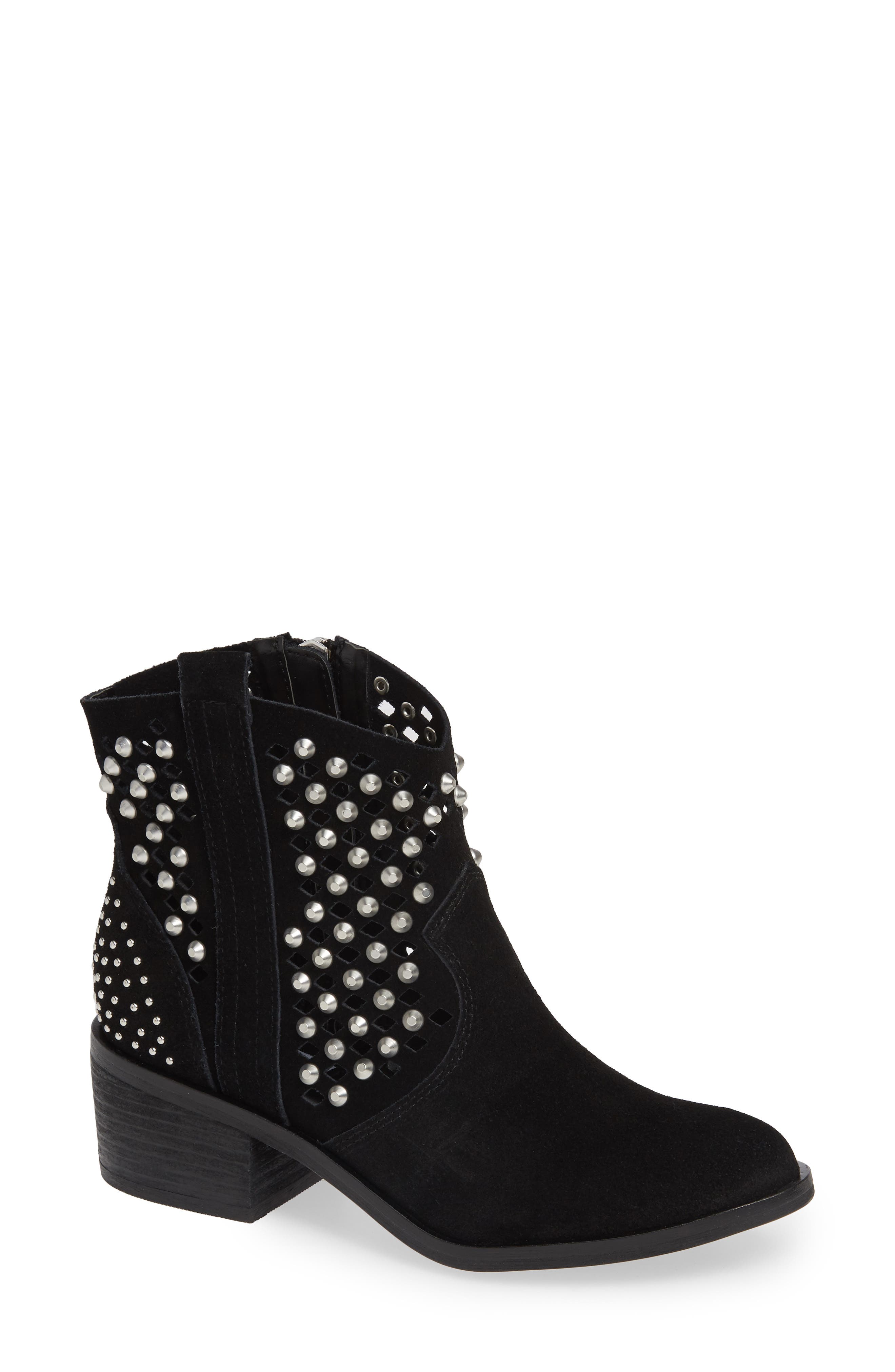 Steve Madden Dude Studded Bootie, Black