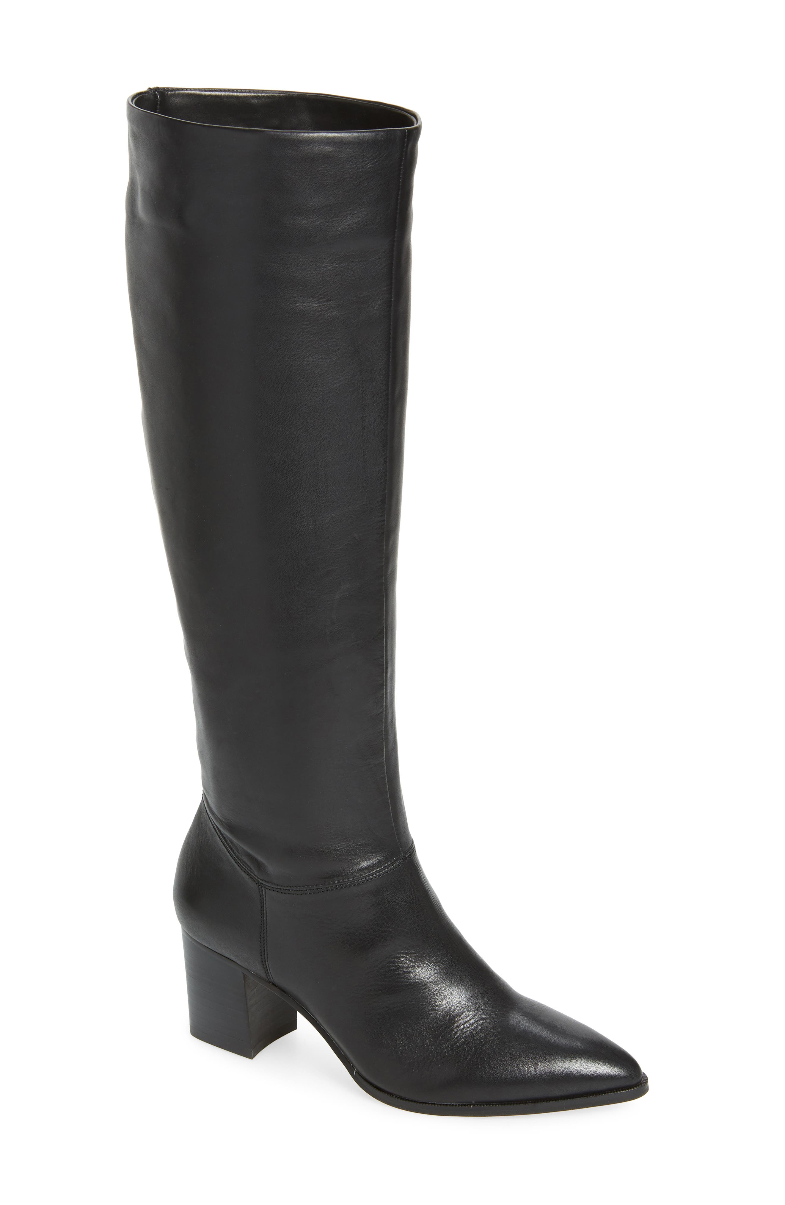 Sole Society Danilynn Knee High Boot, Black