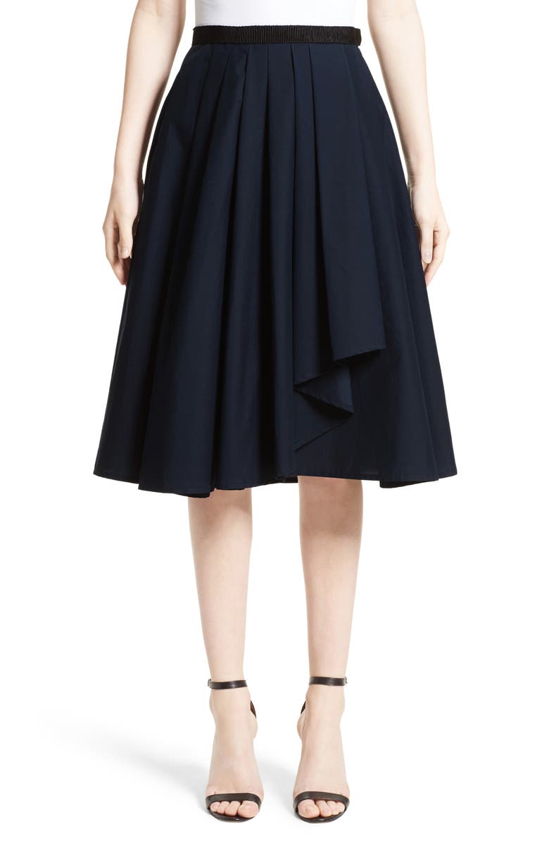 Jason Wu Ruffle Cotton A-Line Skirt | Nordstrom