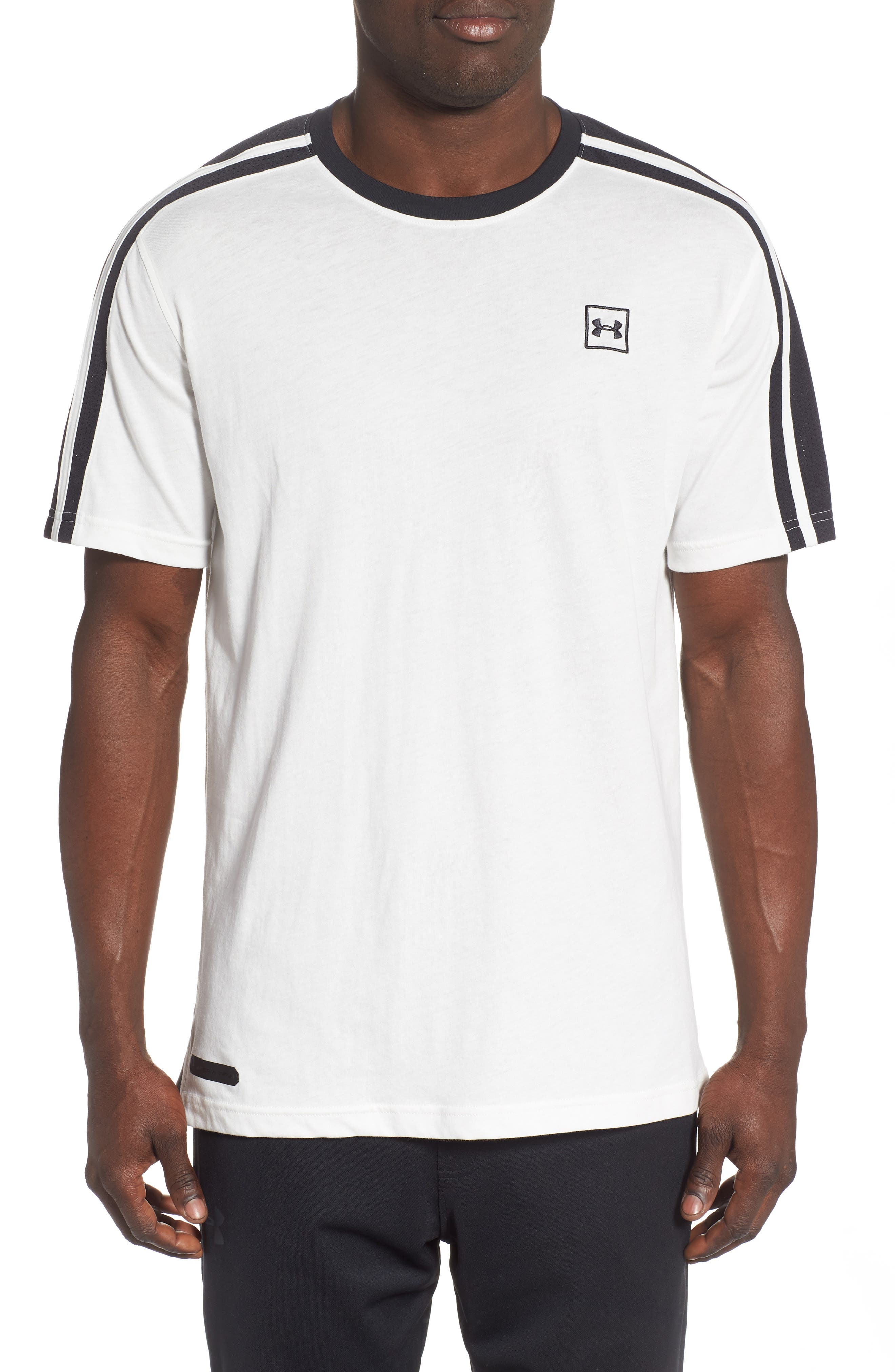 Under Armour Unstoppable Stripe T-Shirt, White