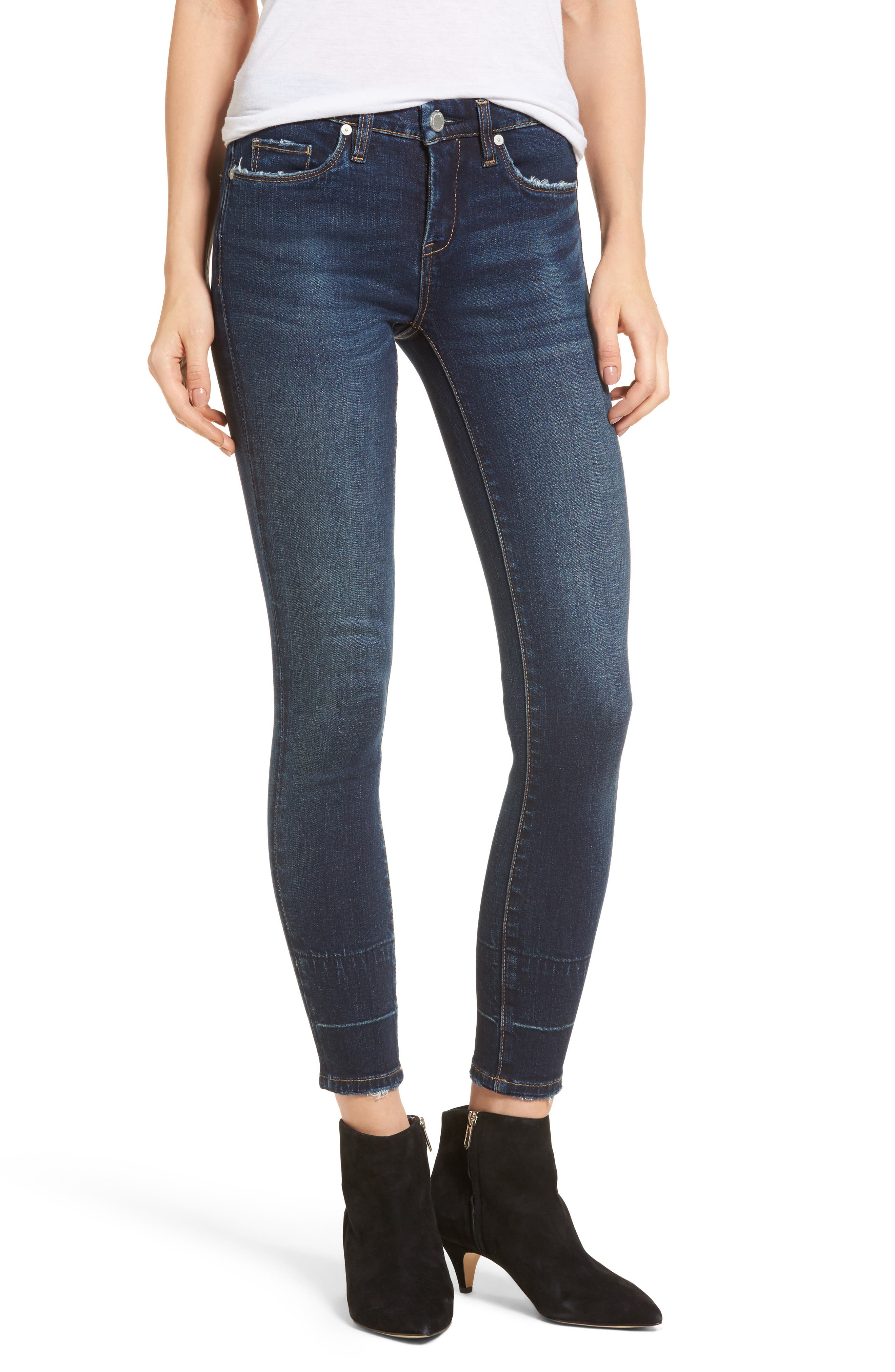 BLANKNYC Release Hem Skinny Jeans (Morning Makeout) Nordstrom