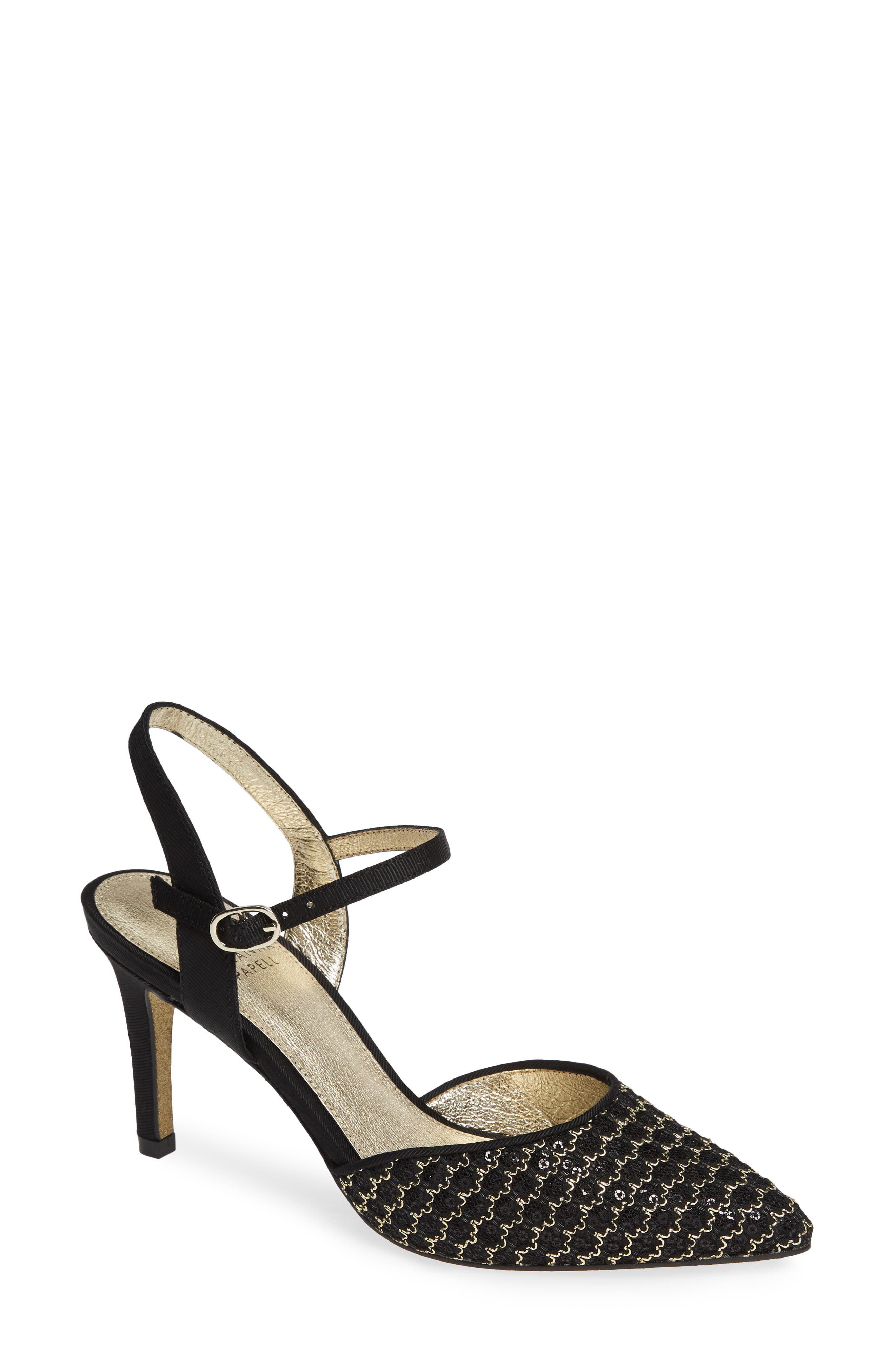 Adrianna Papell Hadleigh Quarter Strap Pump, Black