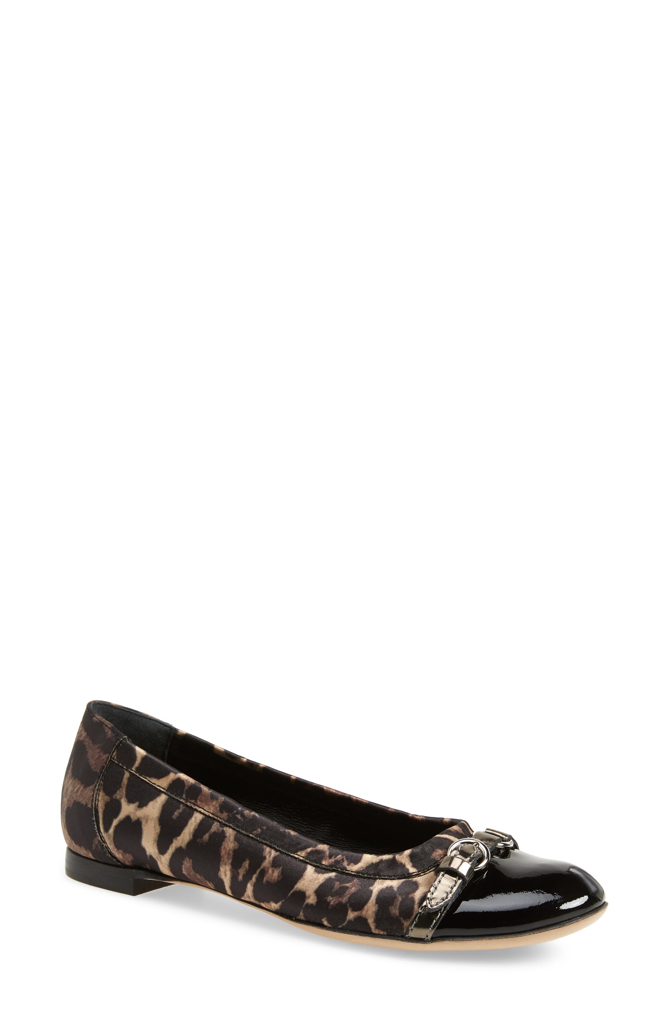 Agl Cap Toe Ballet Flat, Brown
