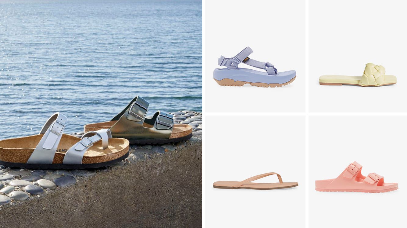 Sandals for summer vacation.