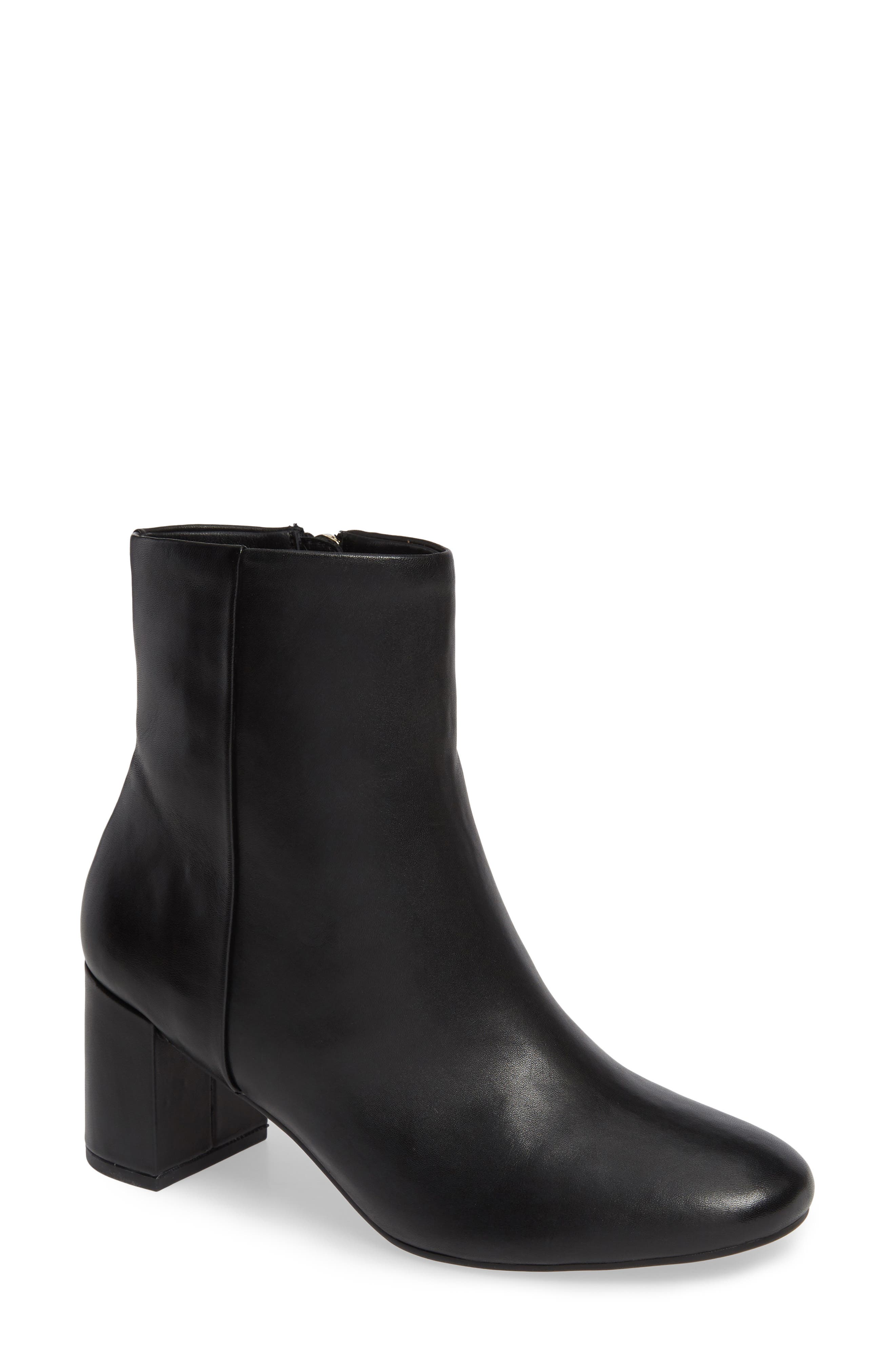 Taryn Rose Cassidy Block Heel Bootie, Black