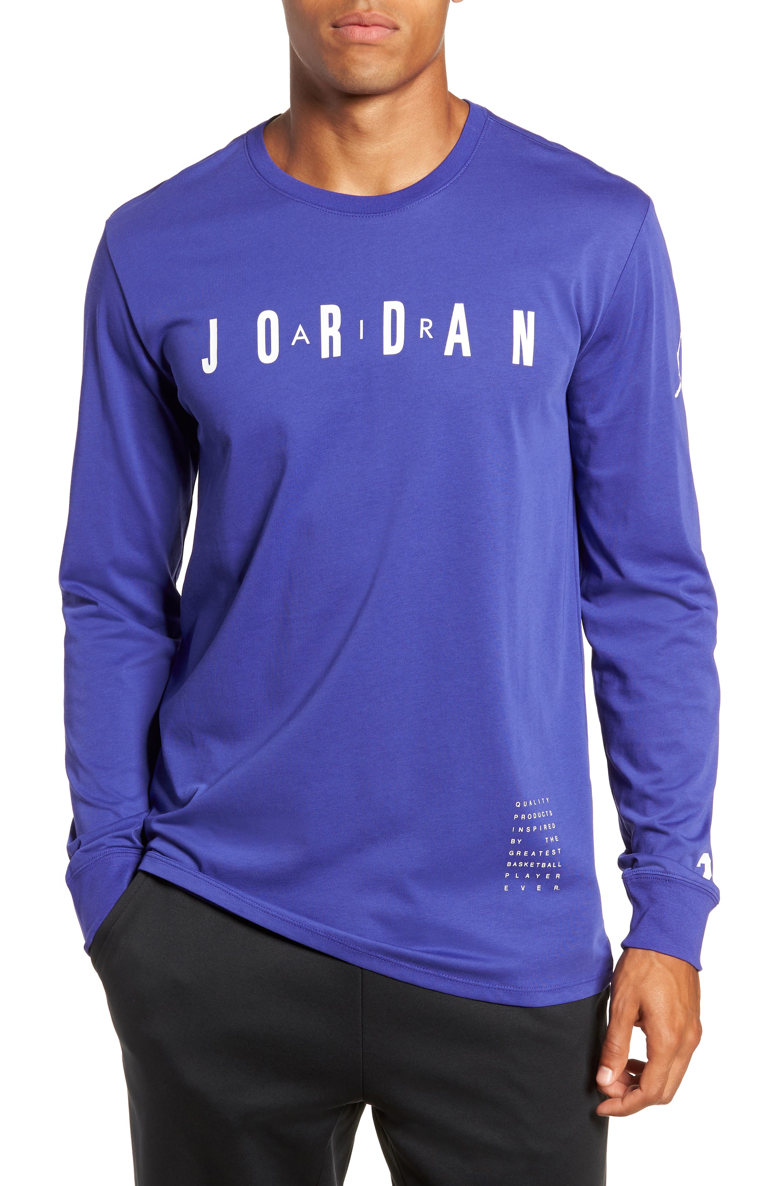 Nike Jordan Basketball T-Shirt, Blue