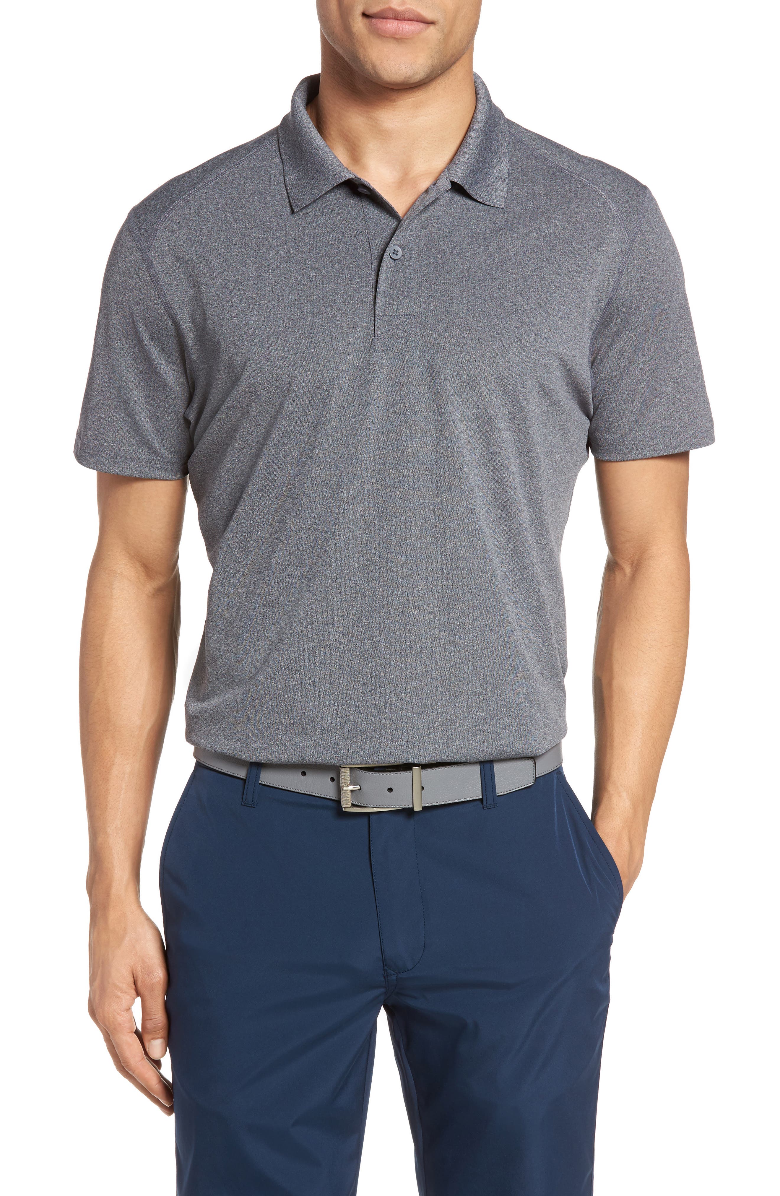 Bonobos M-Flex Flatiron Slim Fit Golf Polo, Grey