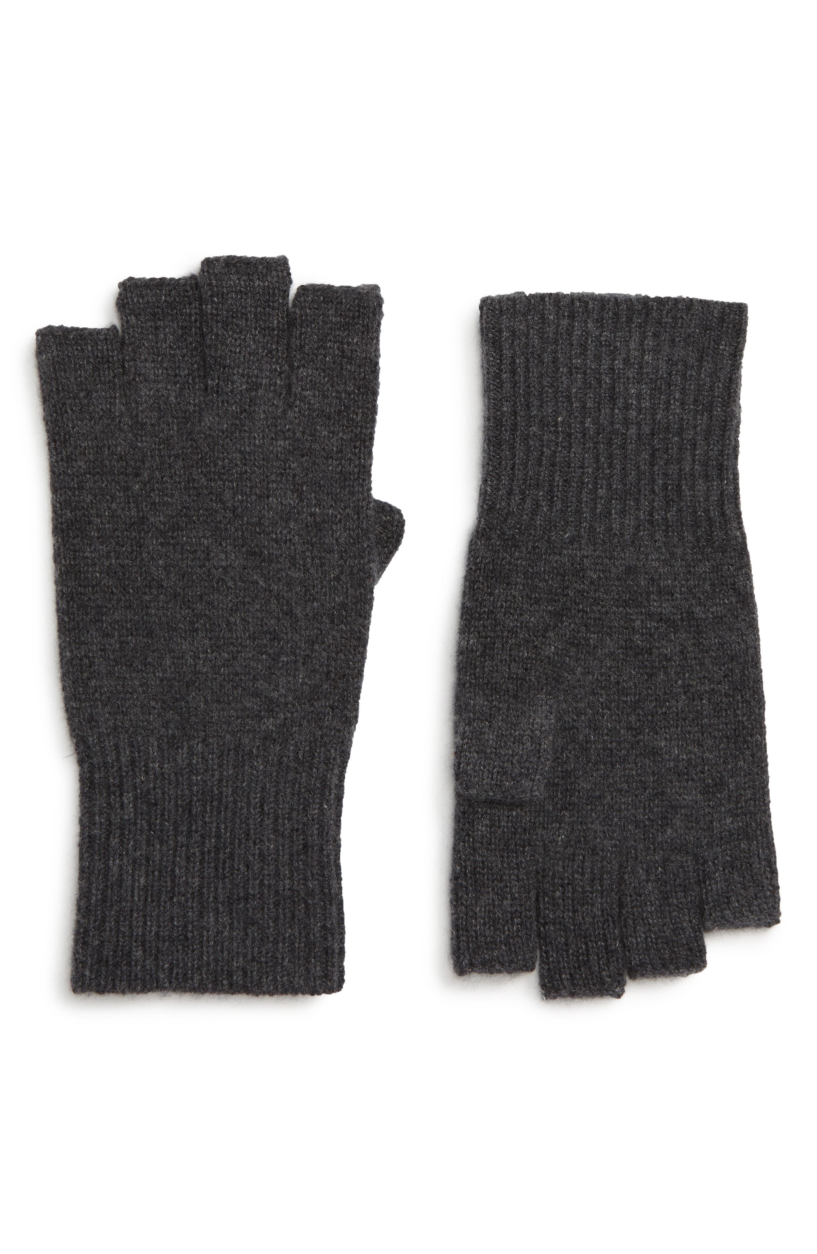 Halogen® Cashmere Fingerless Gloves Nordstrom