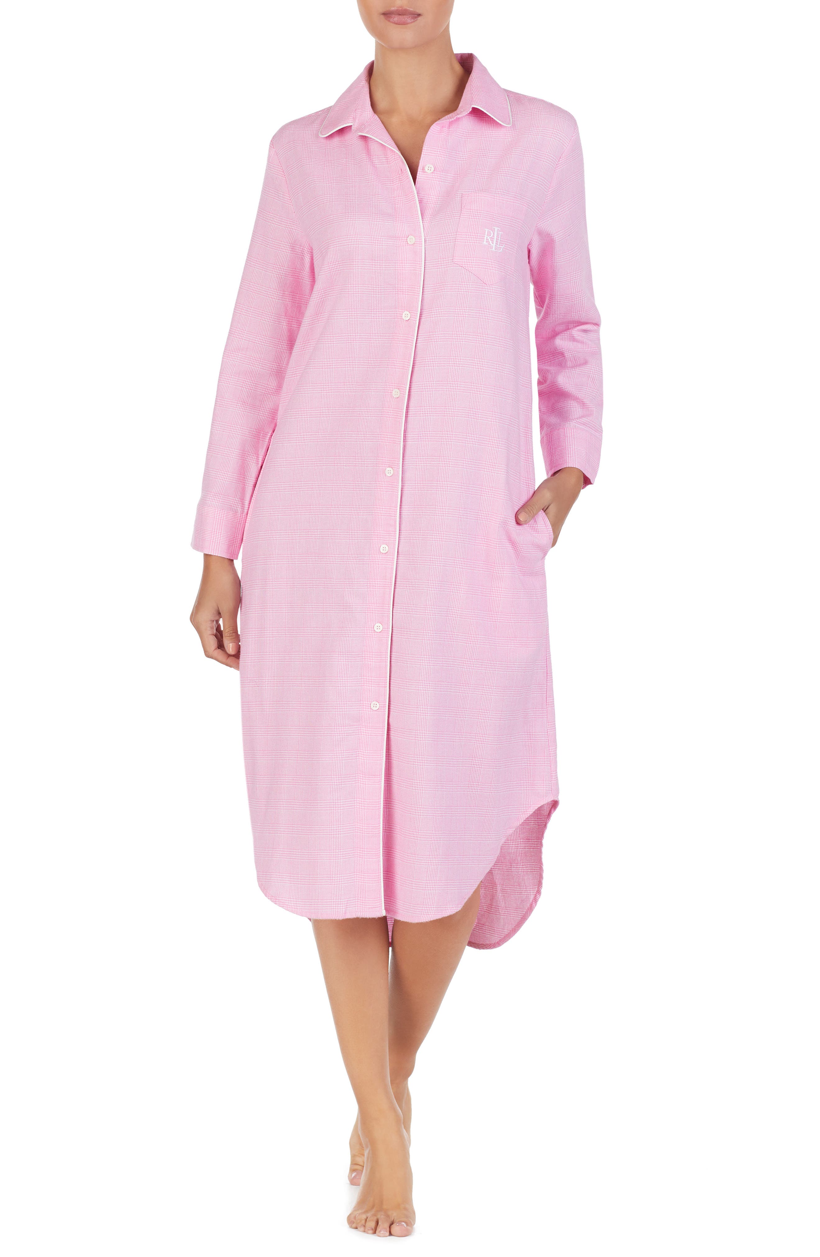 Lauren Ralph Lauren Ballet Sleep Shirt, Pink