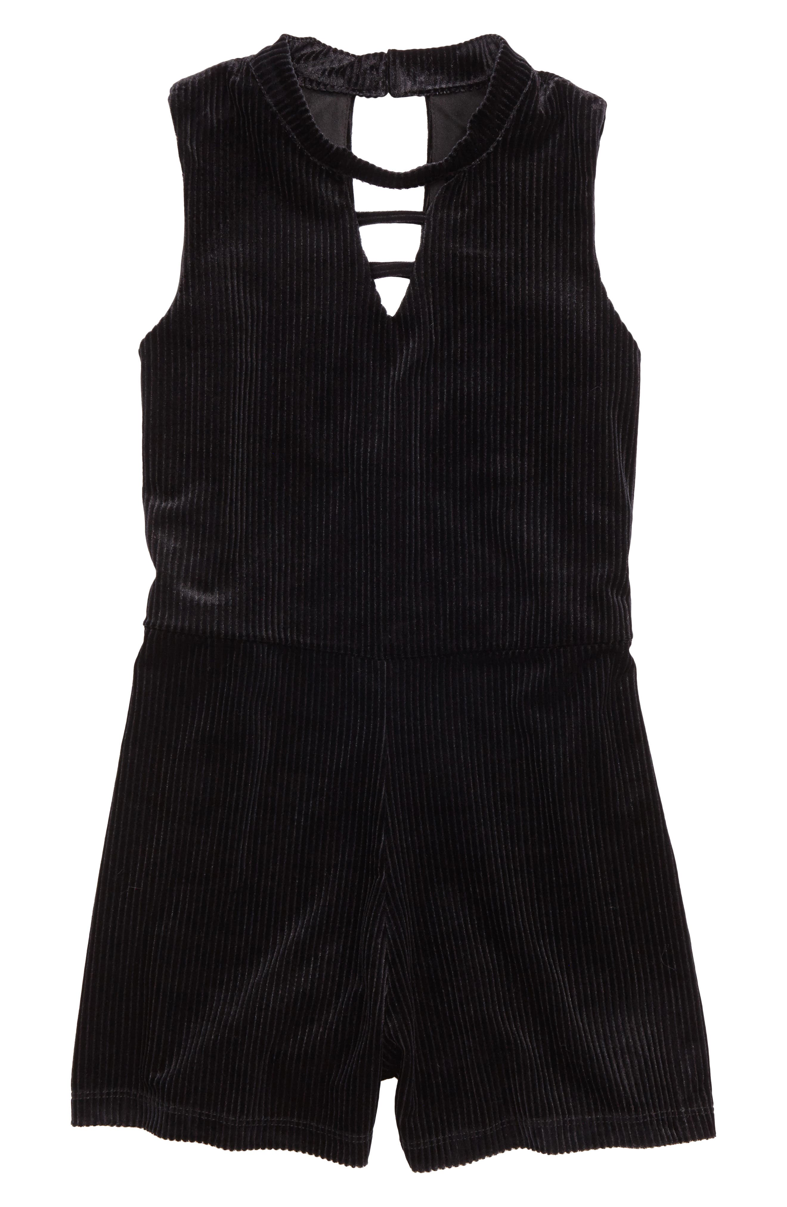 Maddie Velvet Corduroy Romper (Big Girls) Nordstrom