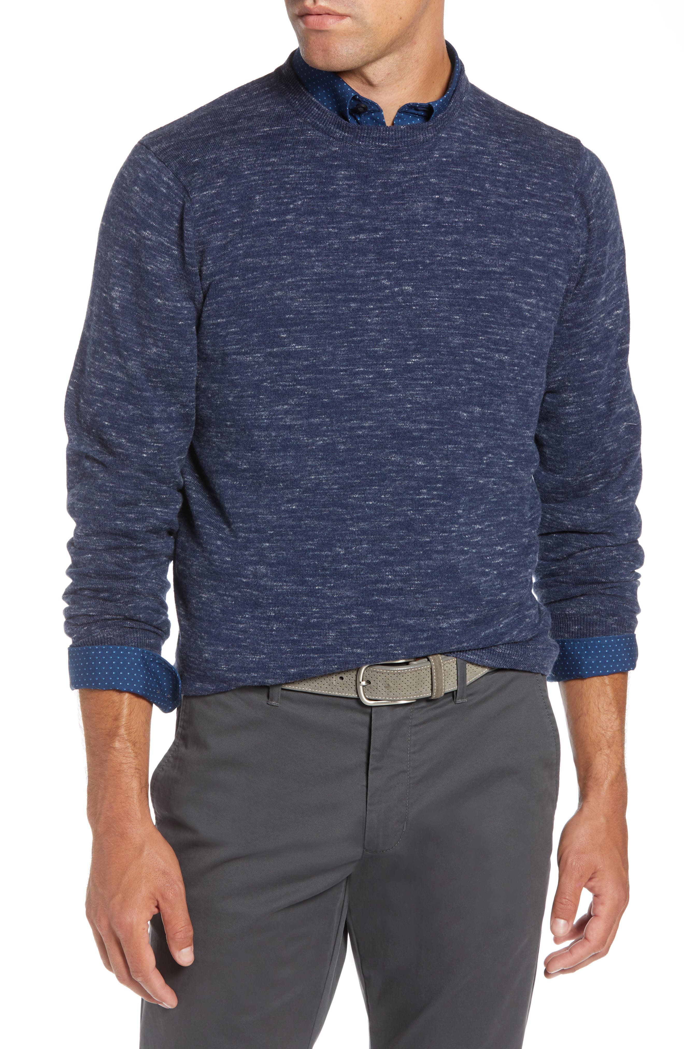 1901 Regular Fit Crewneck Sweater, Blue