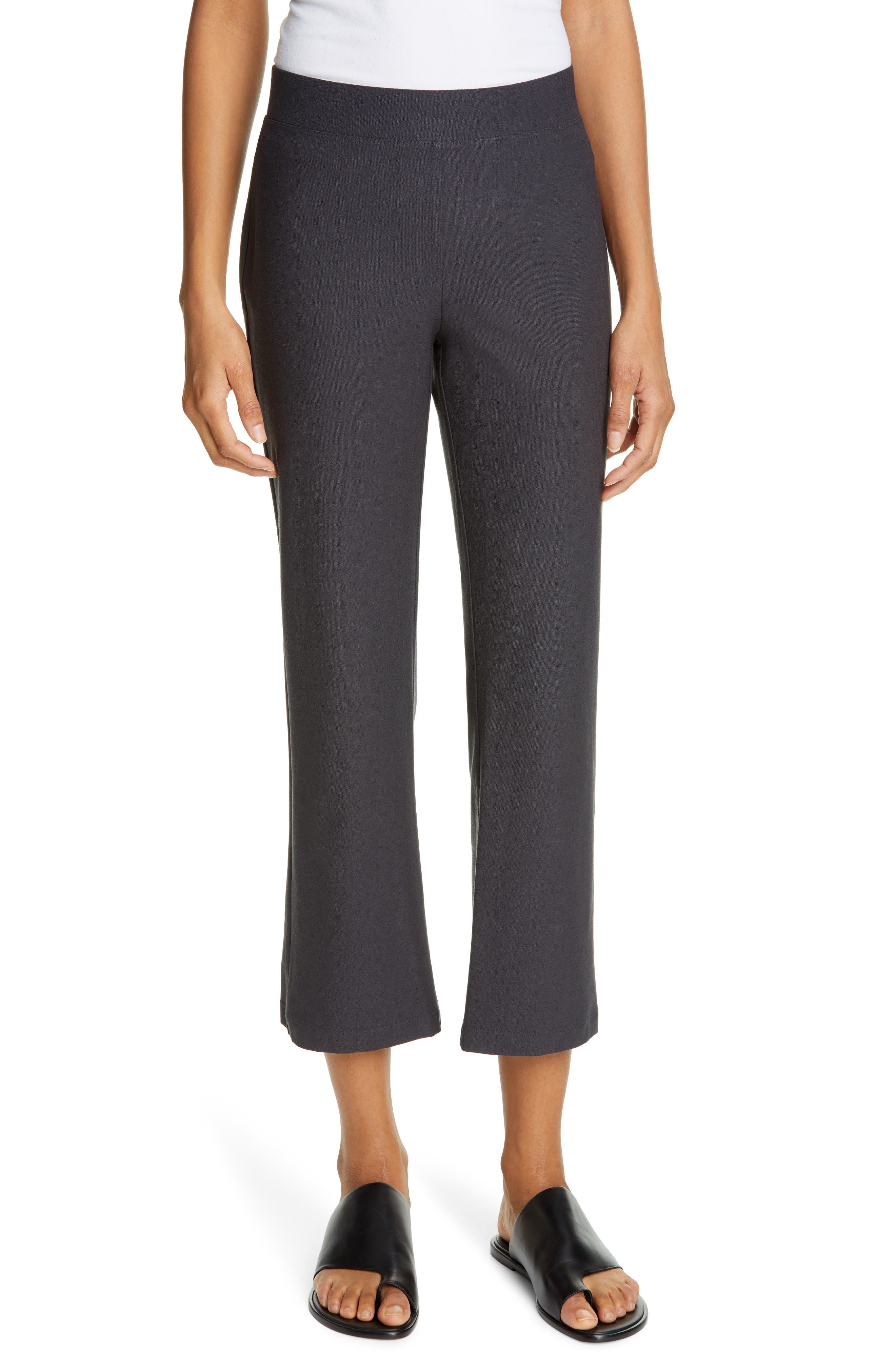 Eileen Fisher Flare Ankle Pants, Grey